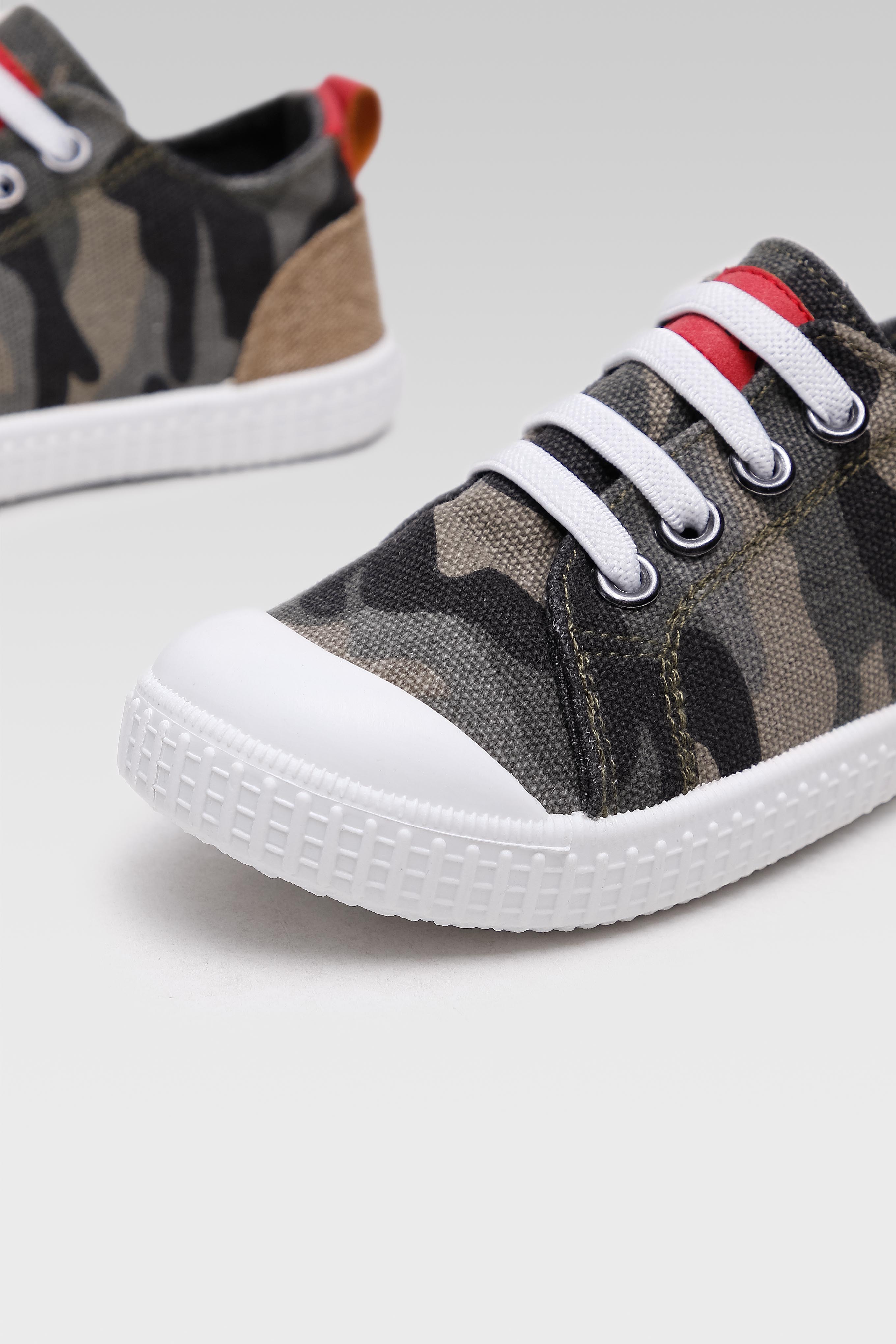 Plátěná obuv KHAKI