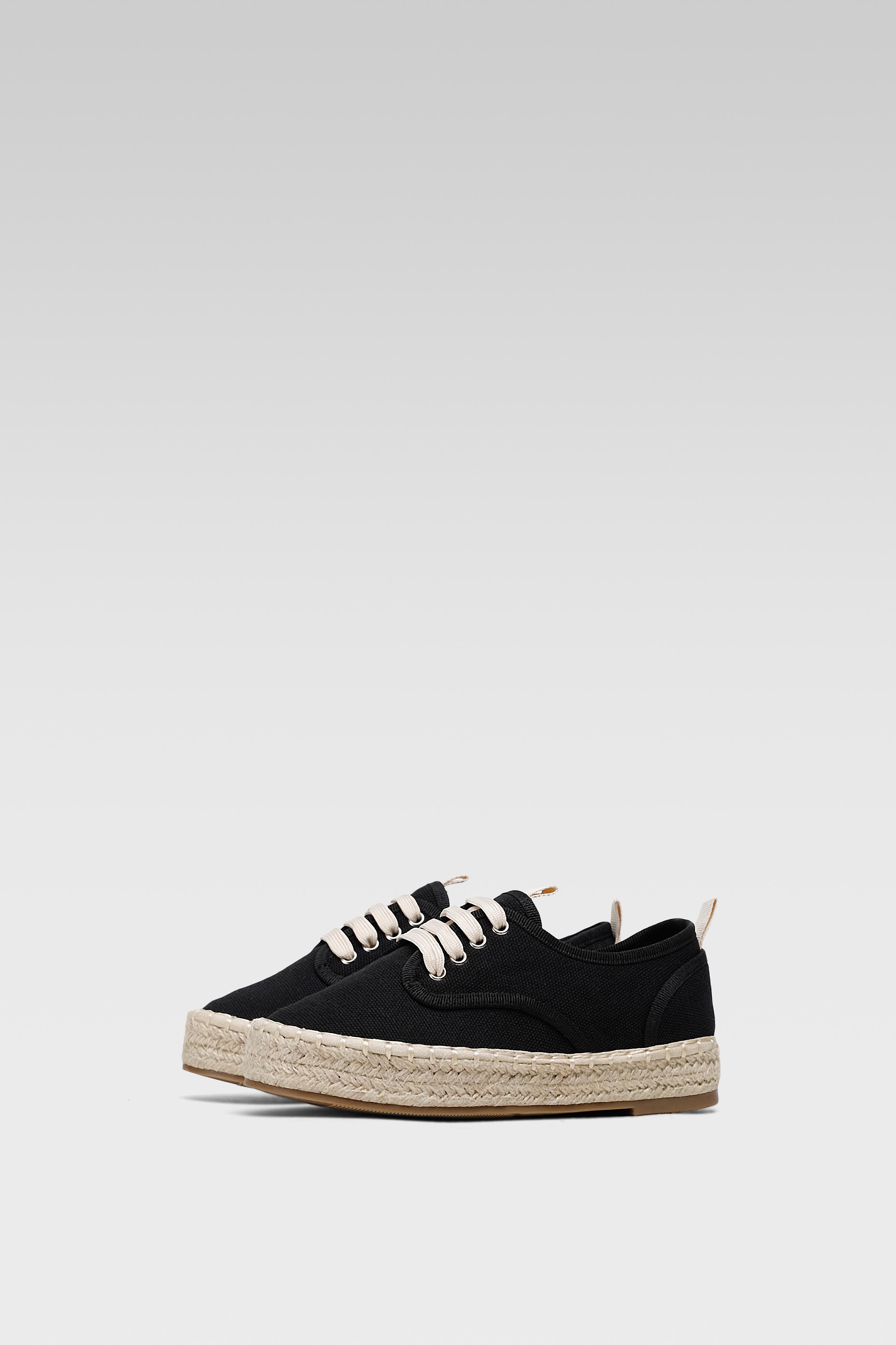 Espadrile Črna