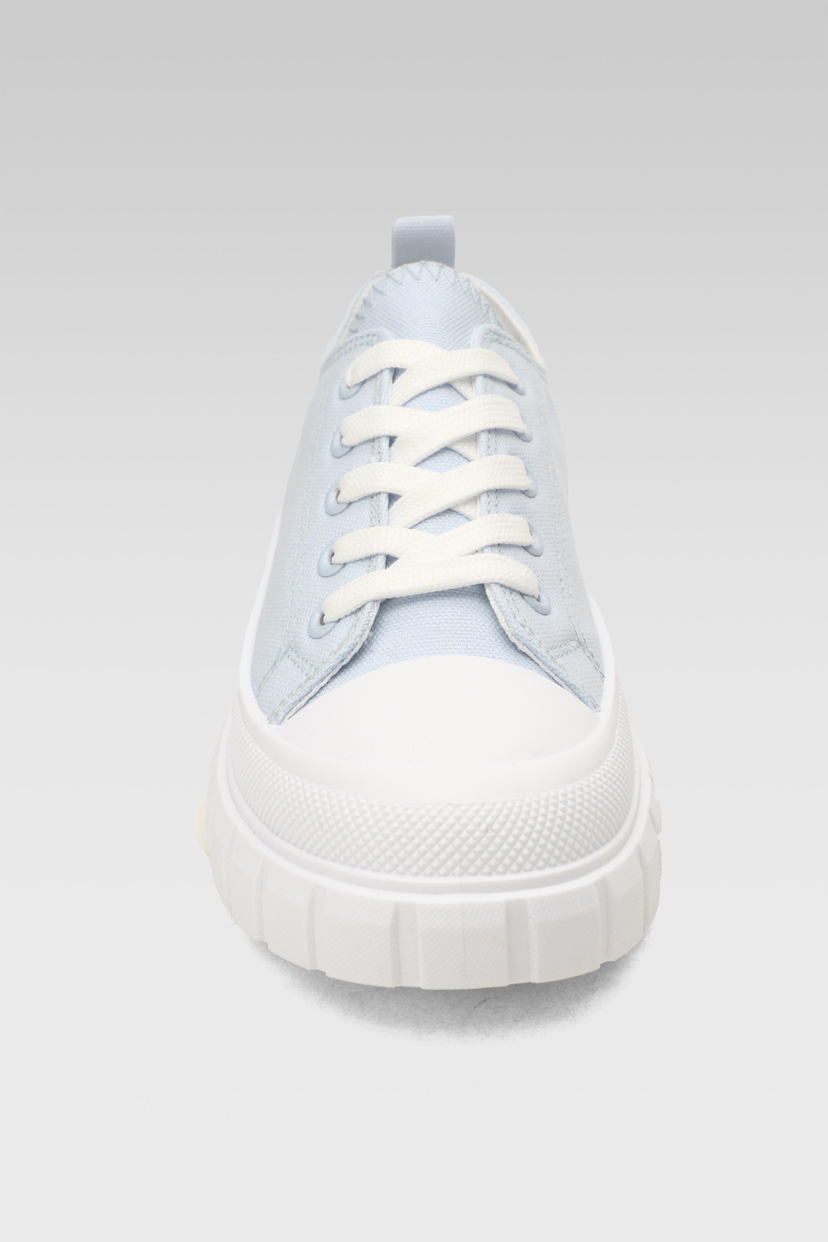 Plátěná obuv SVĚTLE MODRÁ