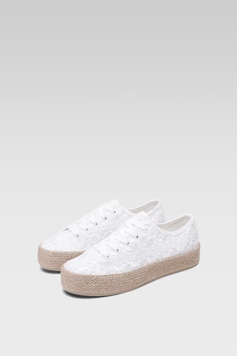 Espadrile DeeZee WSK1576-14 Bela