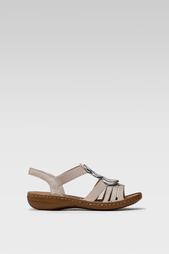 Sandale Rieker 60841-60 Bež