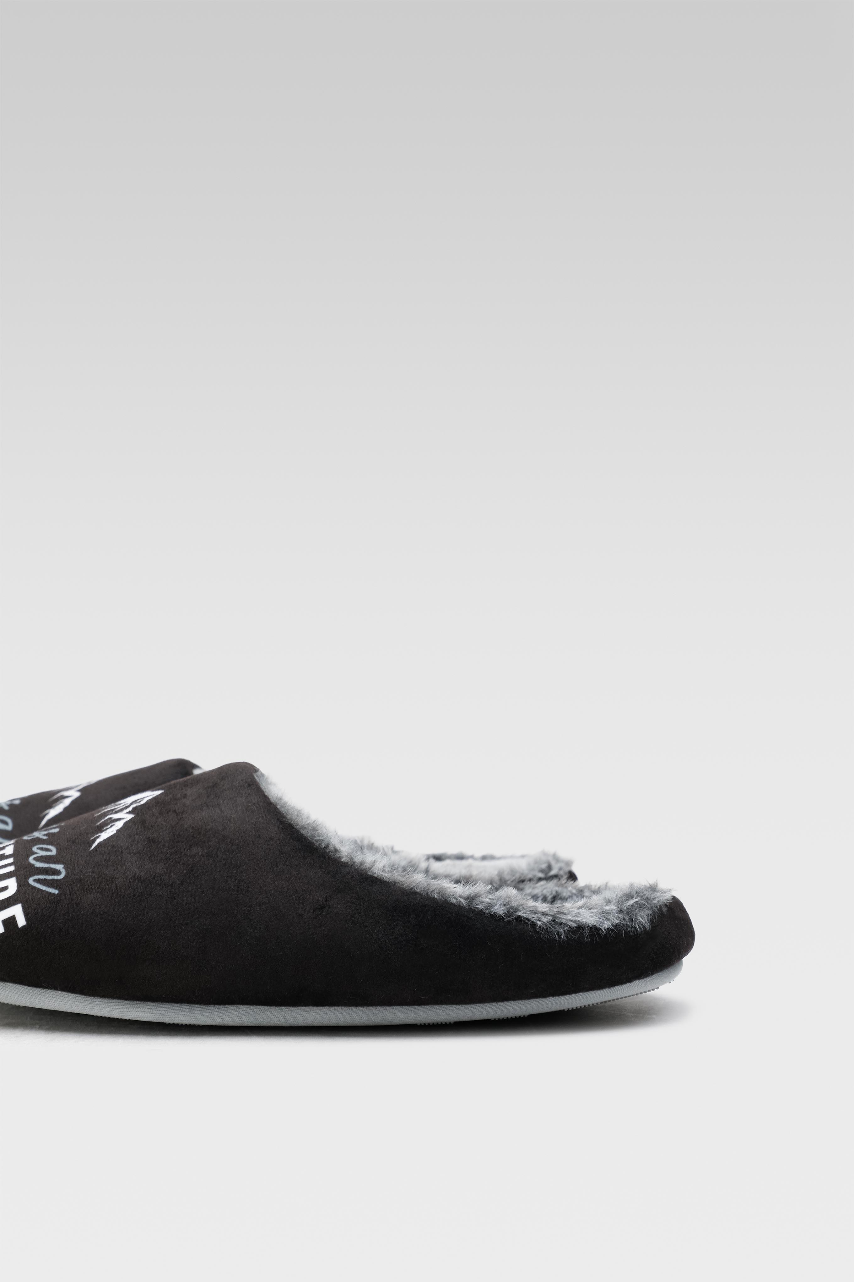Papuci de casă NEGRU