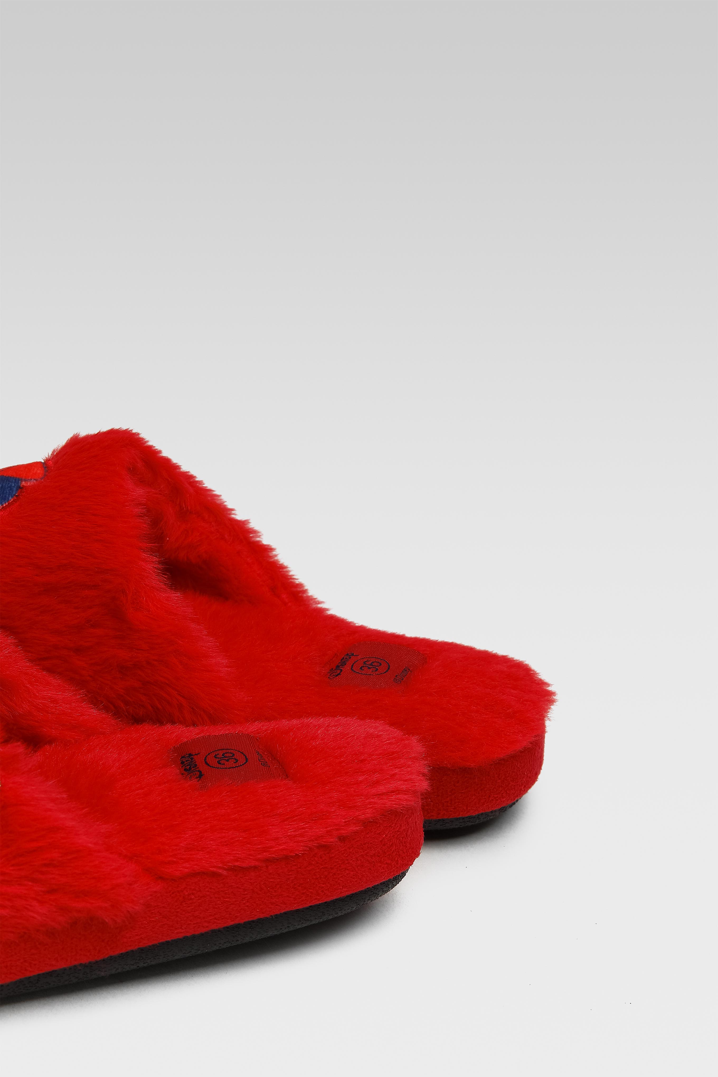 Papuče Červená
