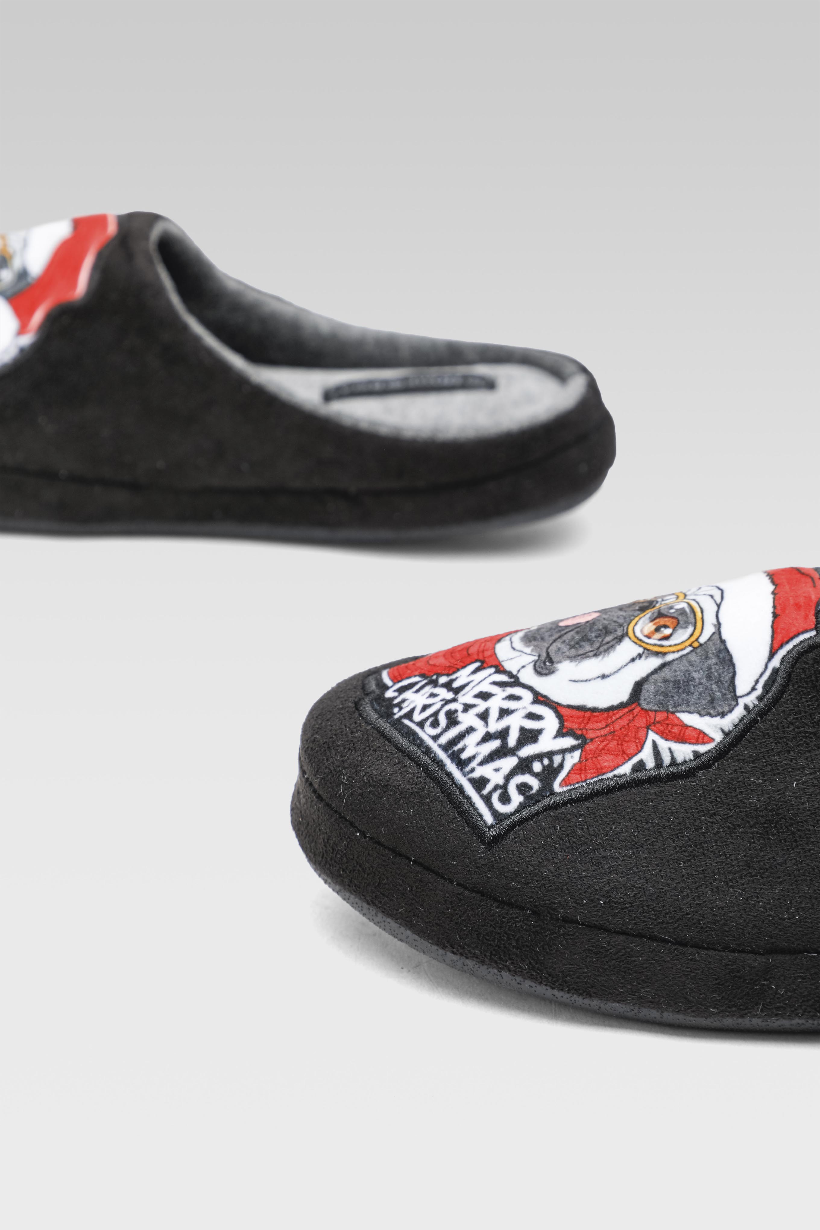 Papuci de casă NEGRU