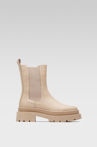 Kotníková obuv Gino Rossi 222FW103 Tmavě béžová