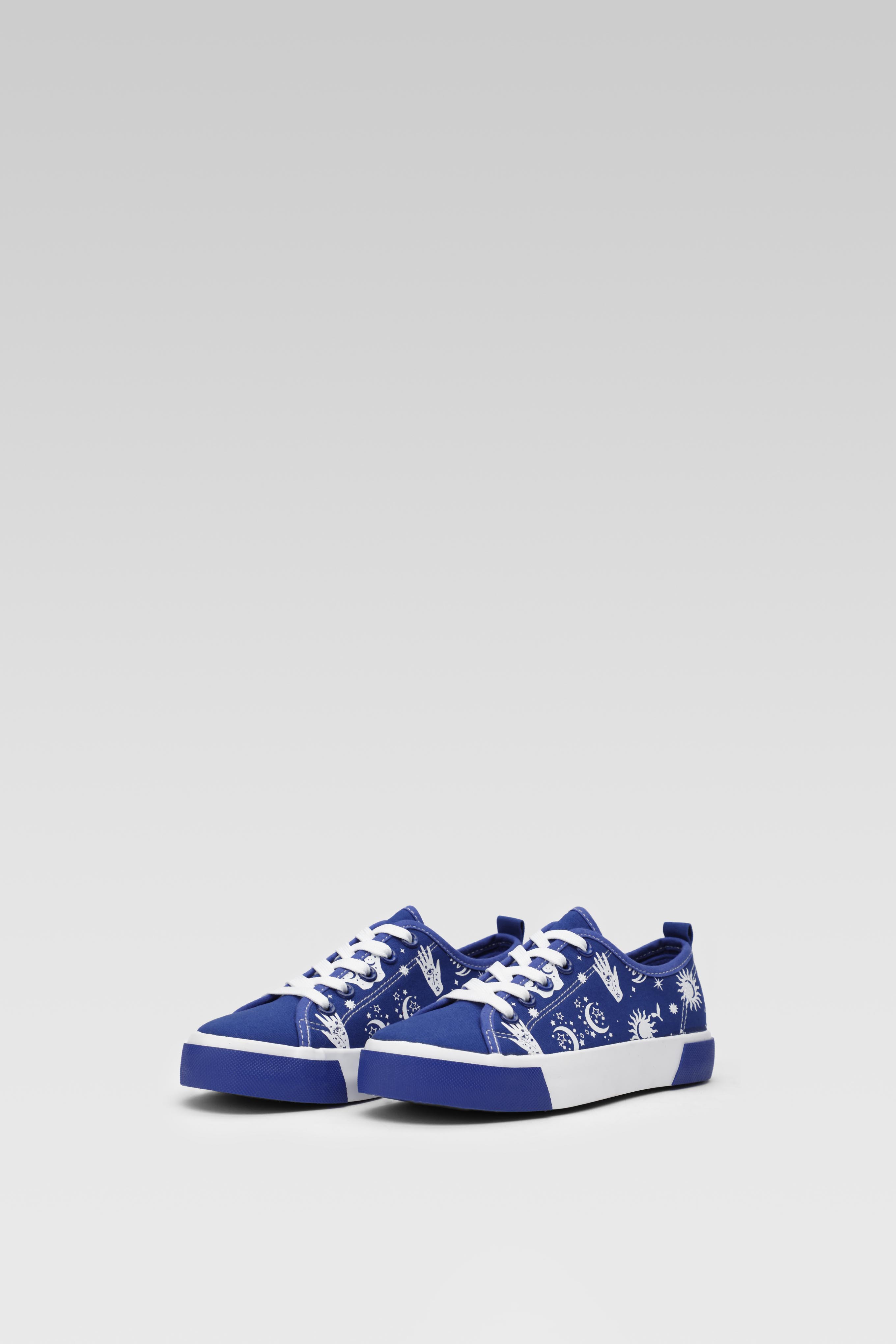 Plátěná obuv BLANKYTNĚ MODRÁ