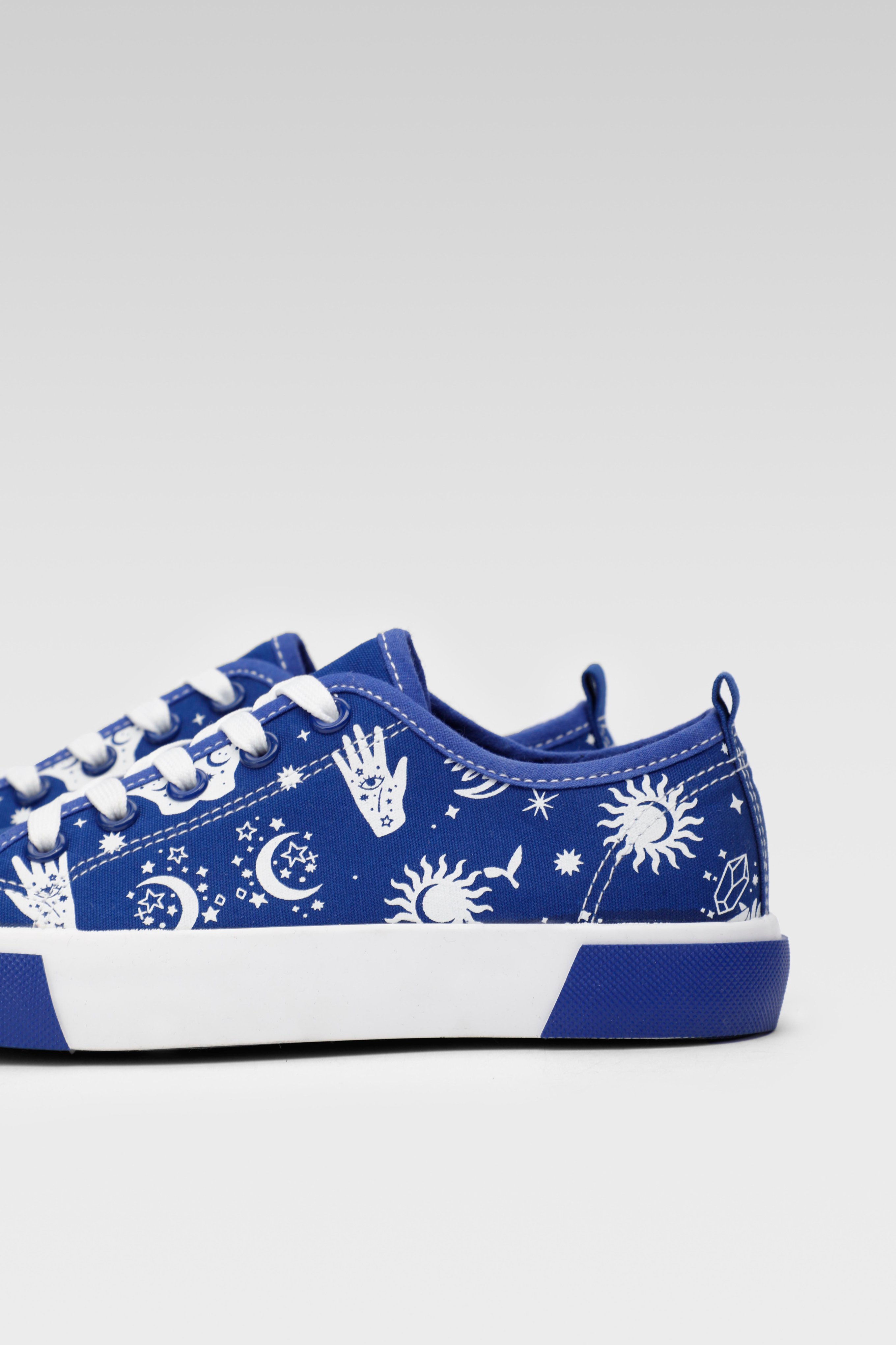 Plátěná obuv BLANKYTNĚ MODRÁ