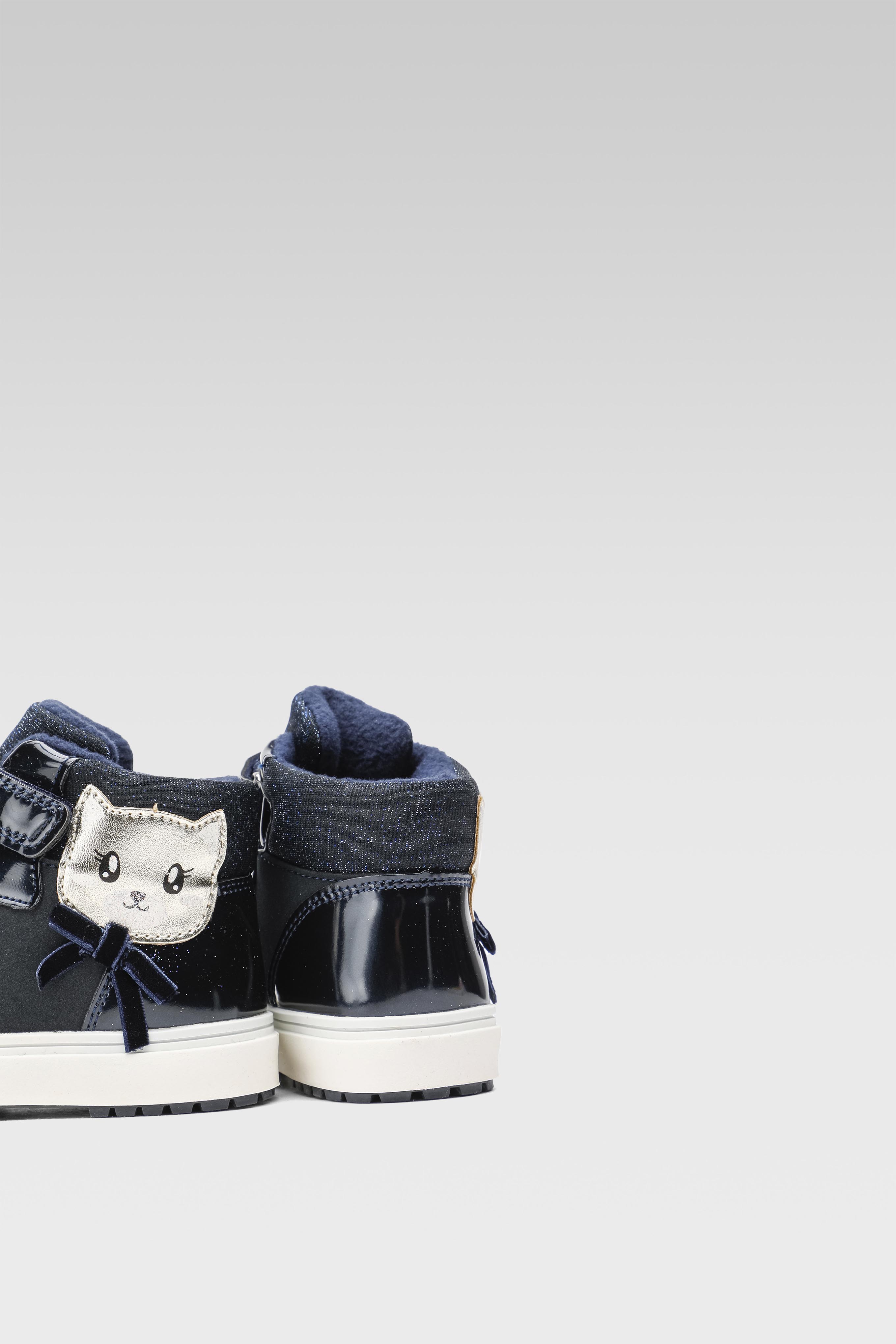 Gležnjarji z vezalkami Mornarsko modra