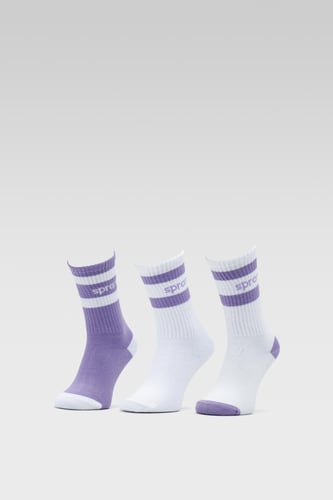 Čarape Sprandi 0KB-007-AW22 (3-PACK) Ljubičasta