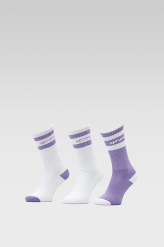 Čarape Sprandi 0WB-005-AW22 (3-PACK) Ljubičasta
