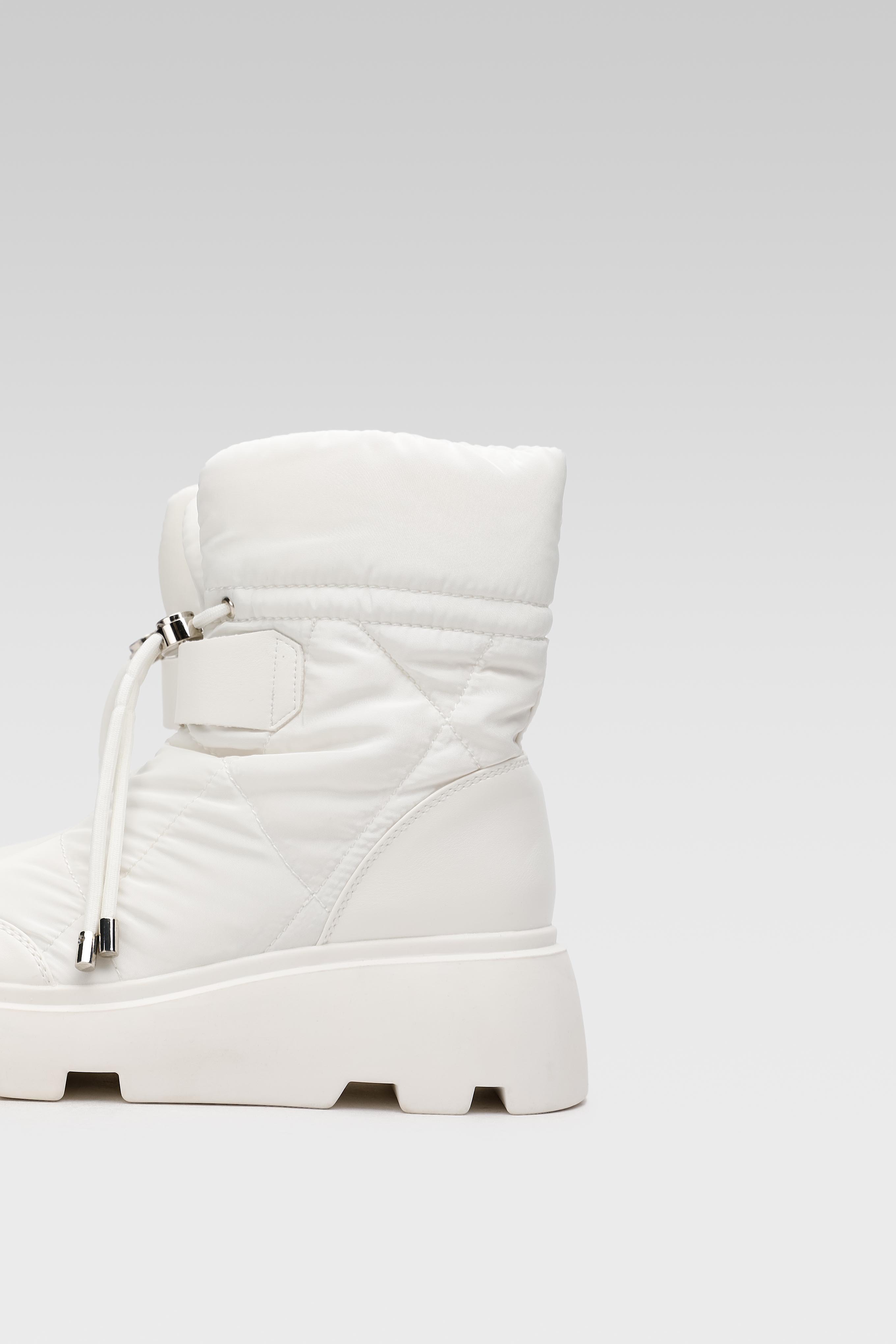 Kotníková obuv BÍLÁ