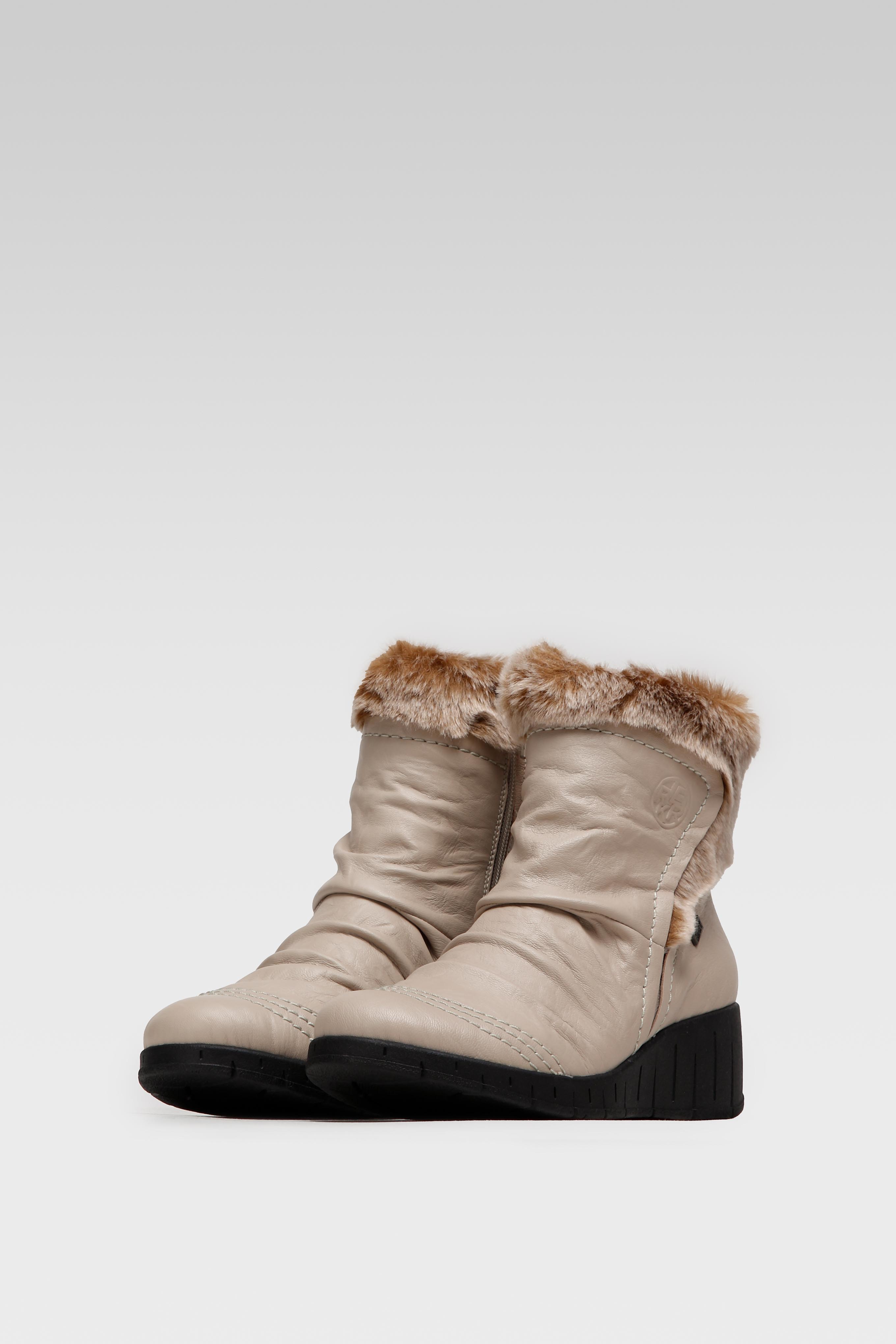 Kotníková obuv BÉŽOVÁ