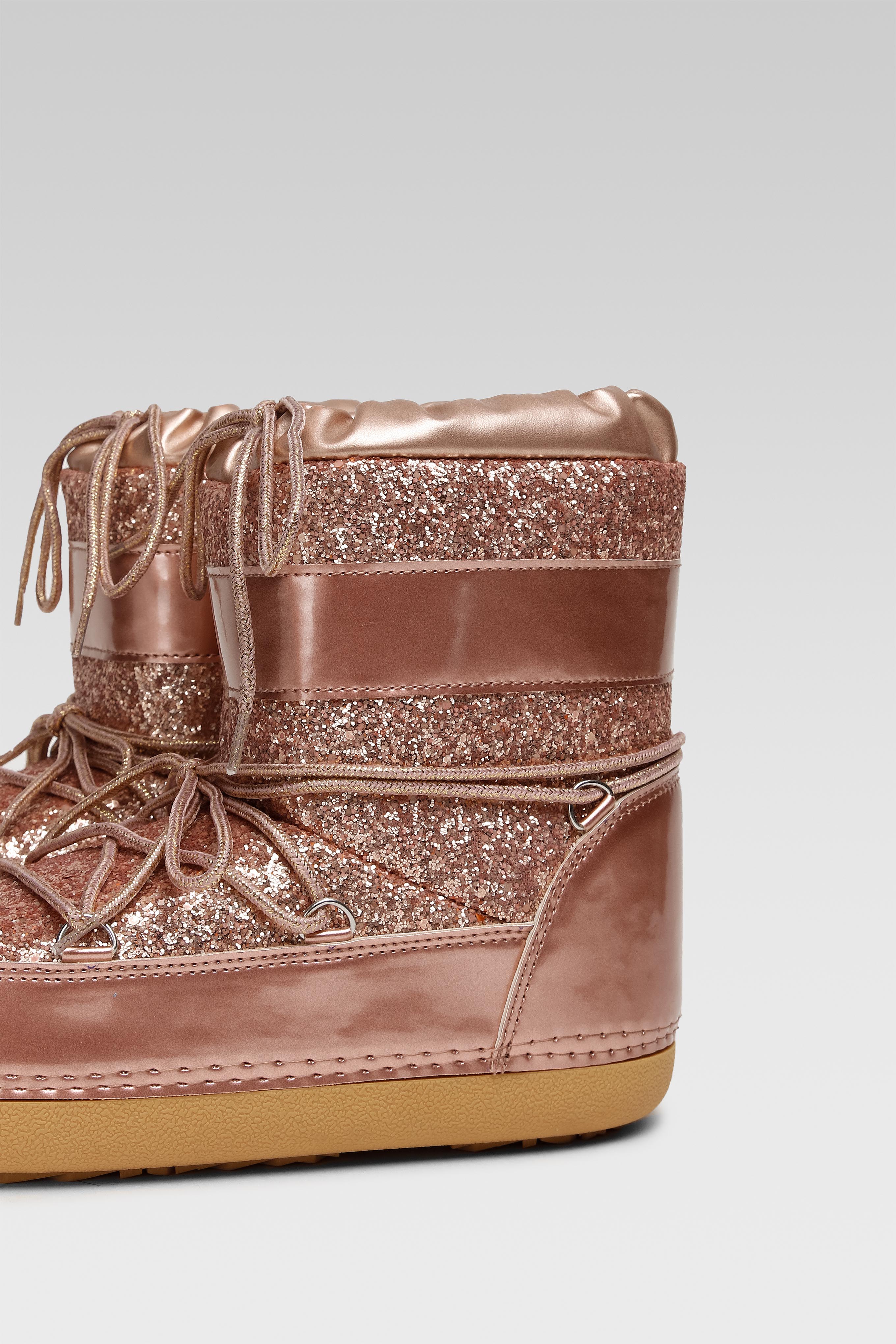 Kotníková obuv MĚDĚNÁ