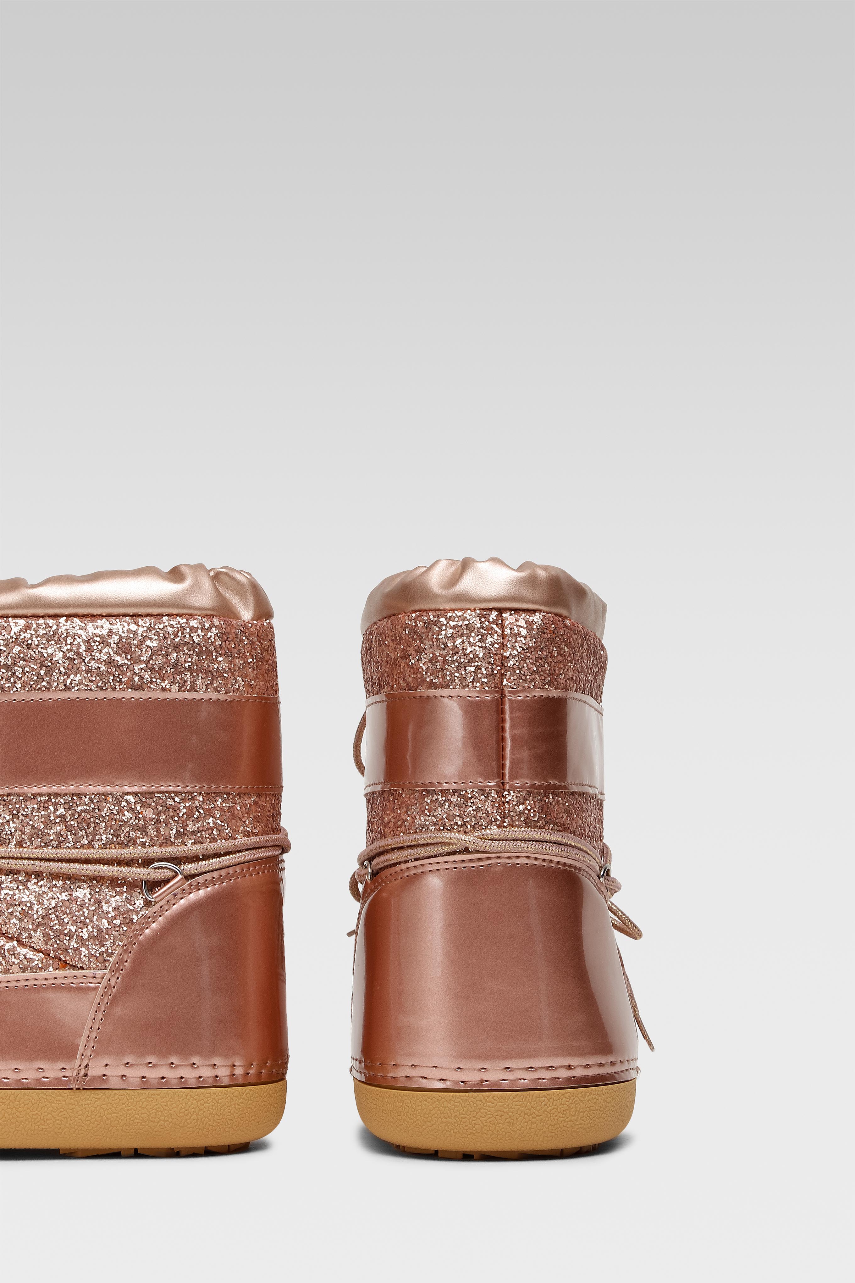 Kotníková obuv MĚDĚNÁ