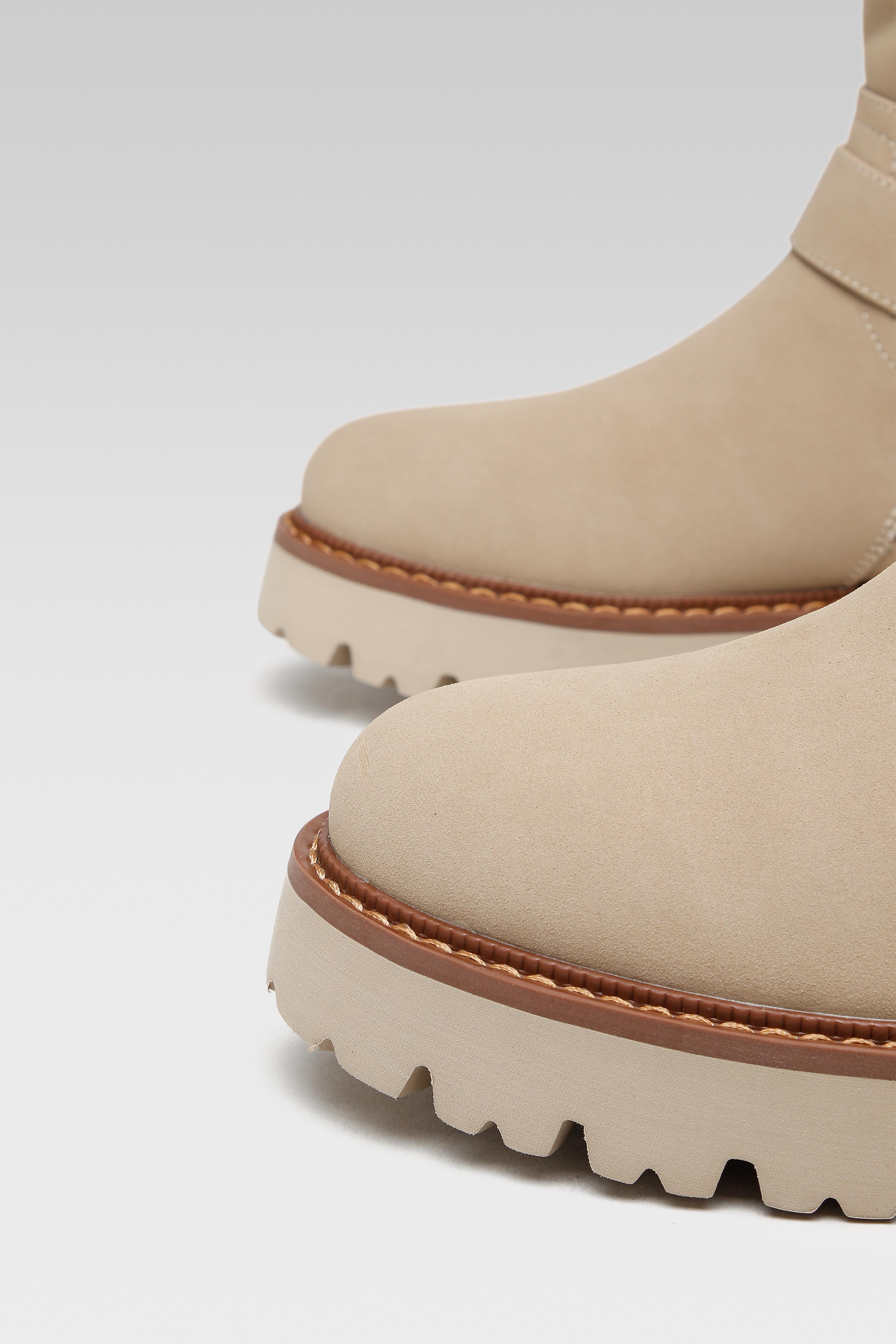 Kotníková obuv BÉŽOVÁ