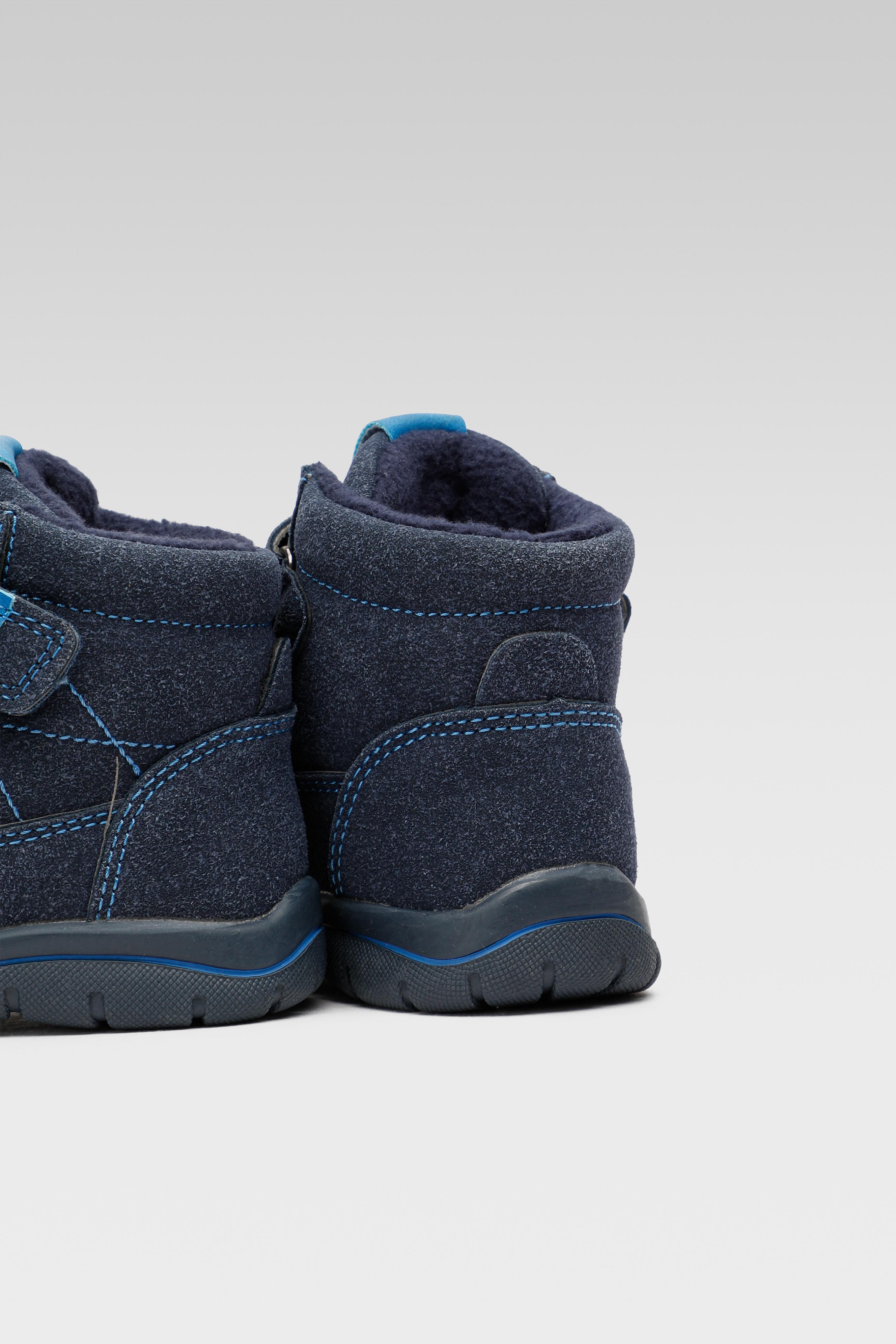 Gležnjarji z vezalkami Mornarsko modra