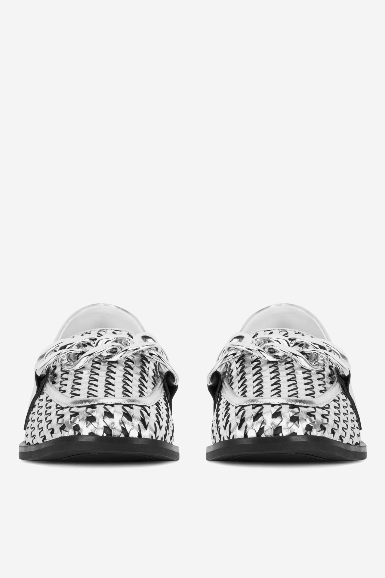 Čevlji brez vezalk Srebrna