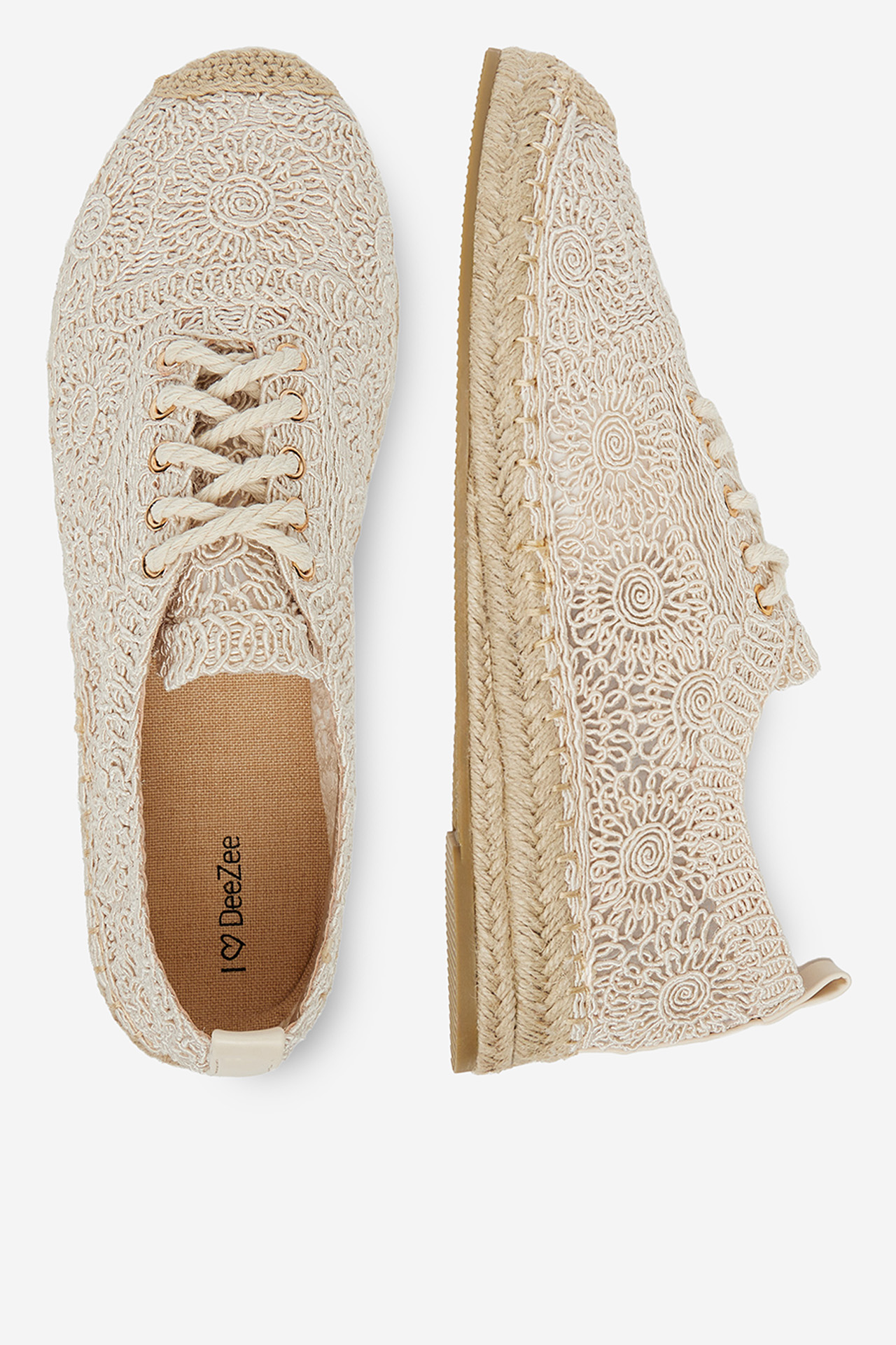 Espadrilky Svetlo béžová