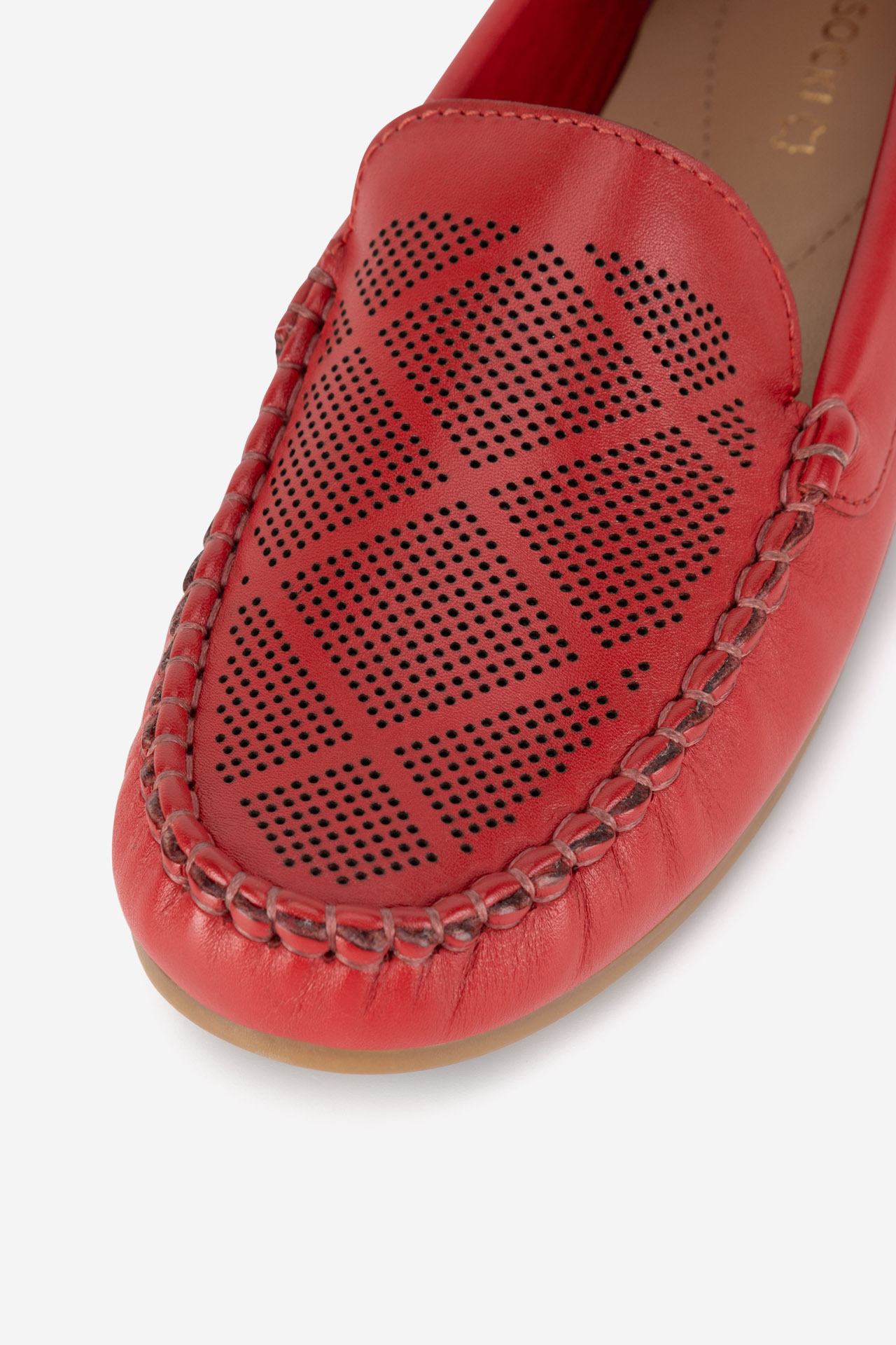 Mokasíny ČERVENÁ