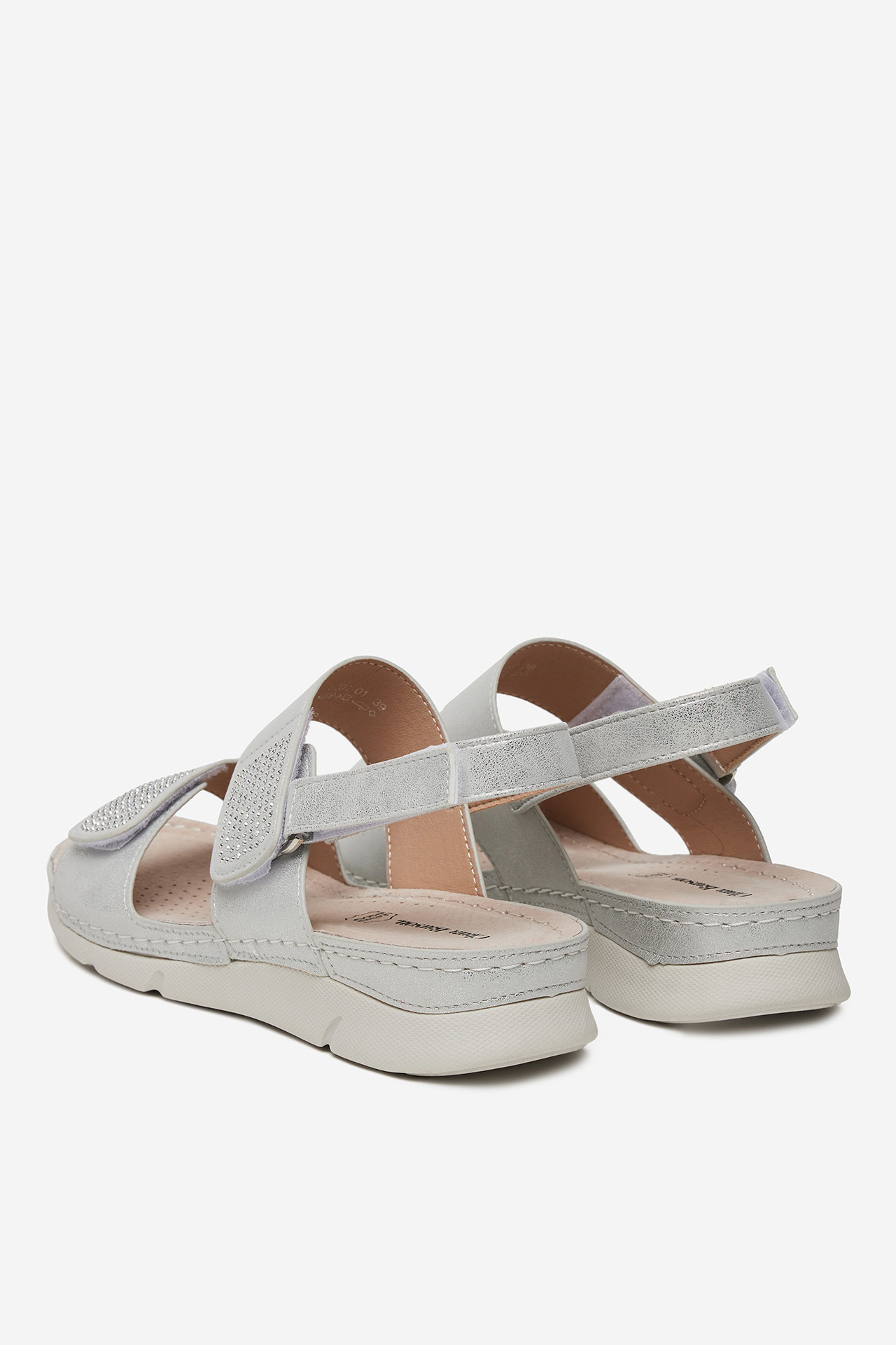 Sandály STŘÍBRNÁ