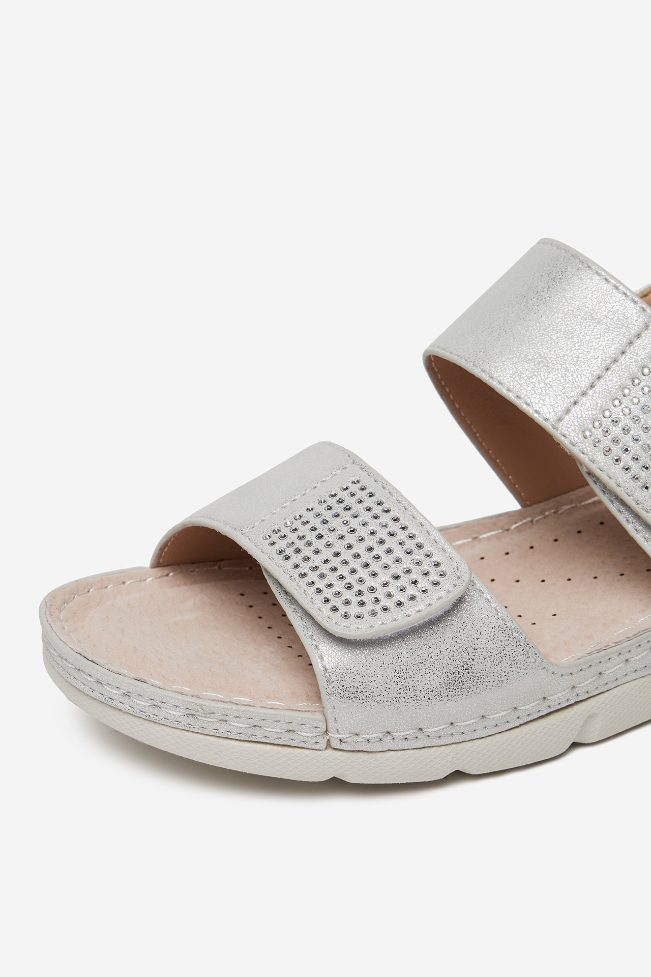 Sandály STŘÍBRNÁ