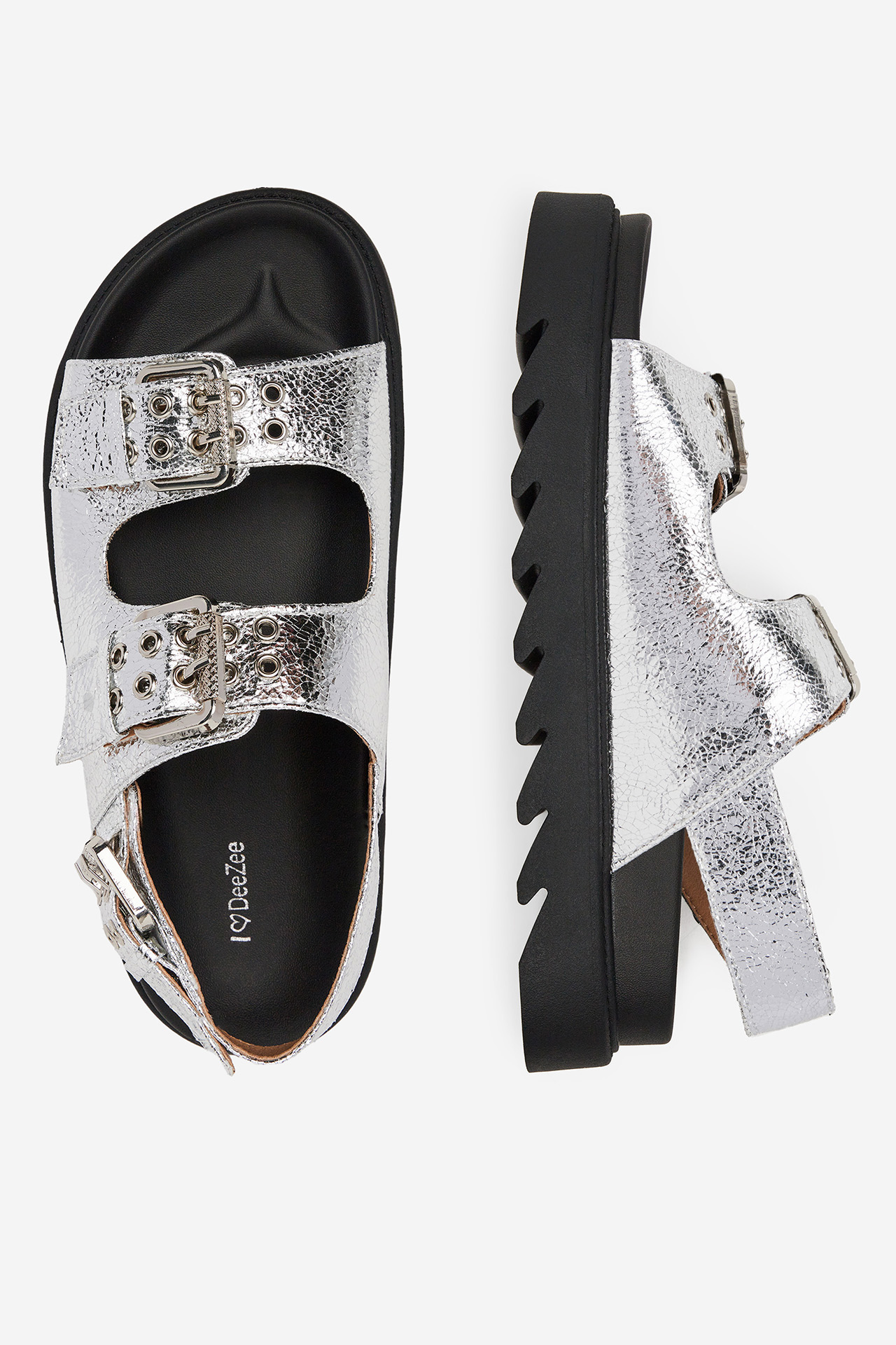 Sandály STŘÍBRNÁ