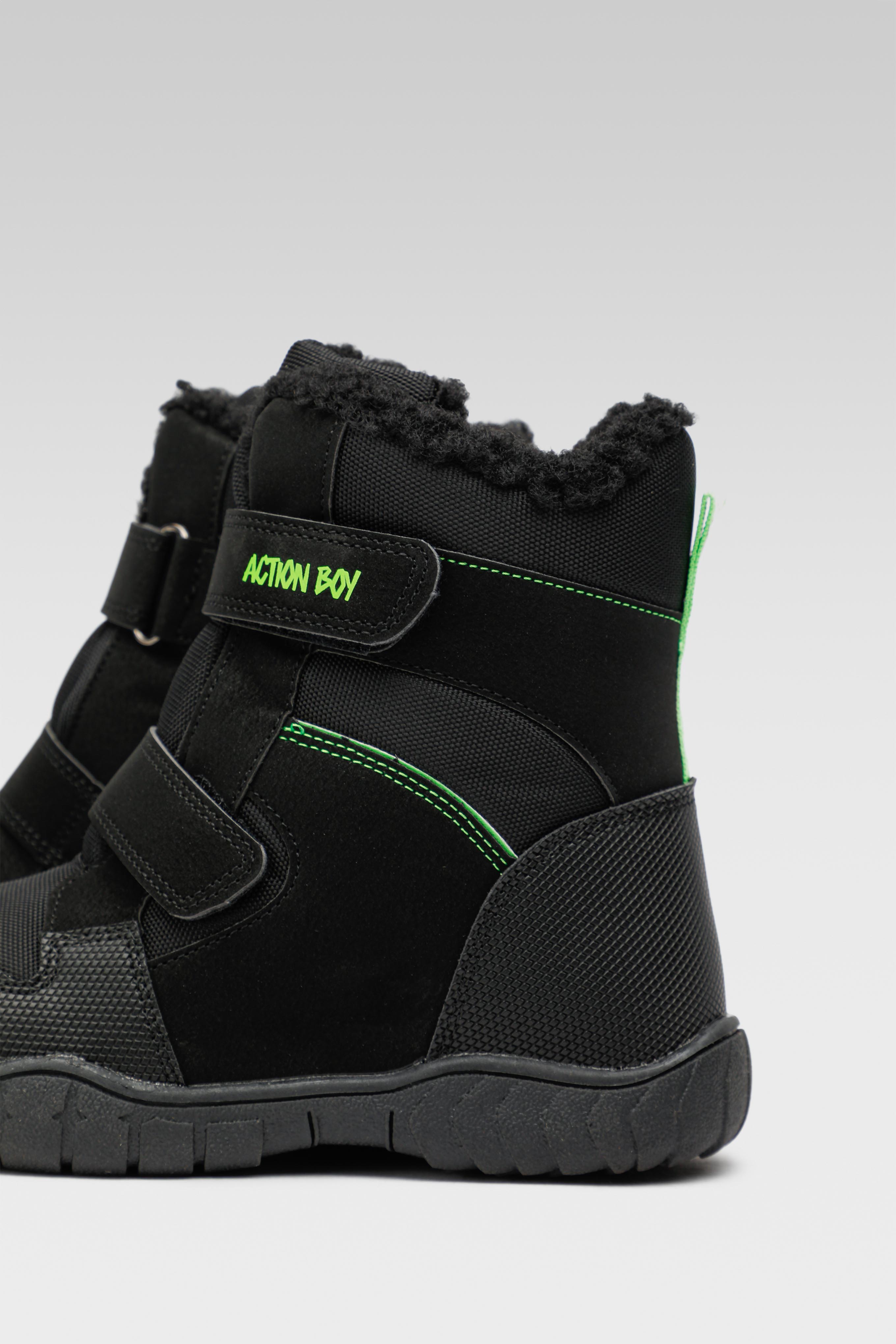 Gležnjarji z vezalkami Črna