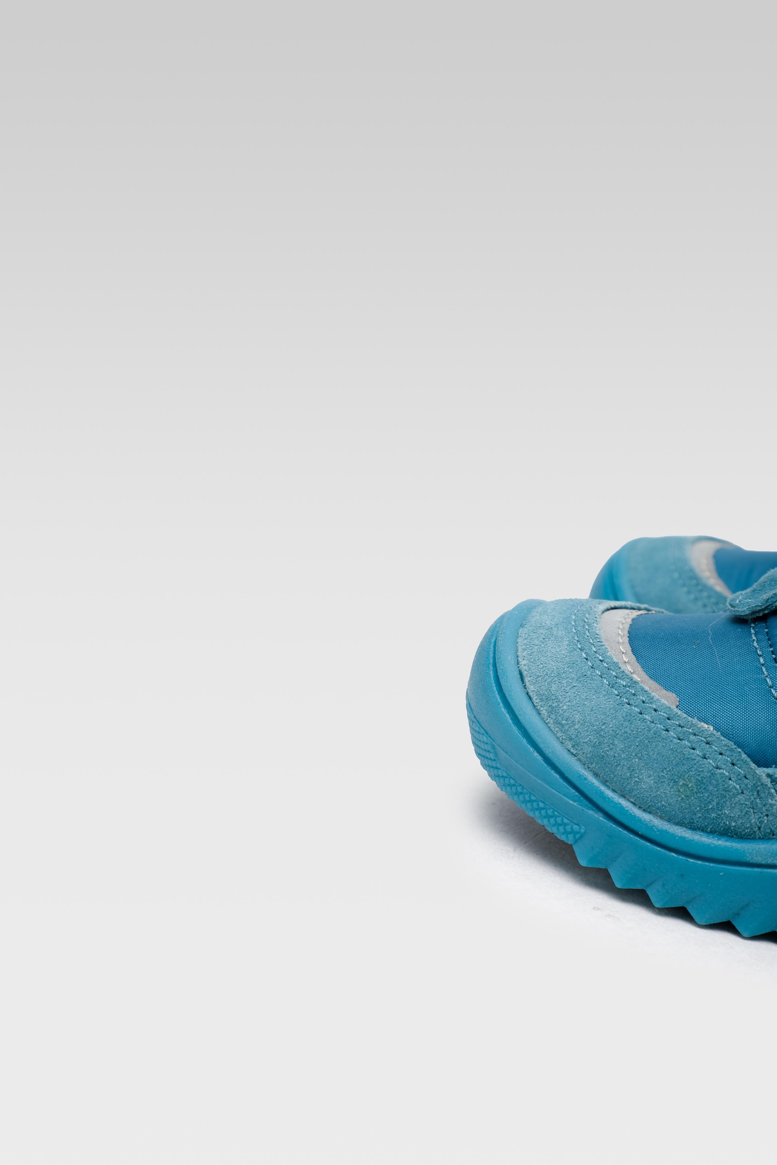 Šněrovací vyšší obuv BLANKYTNĚ MODRÁ