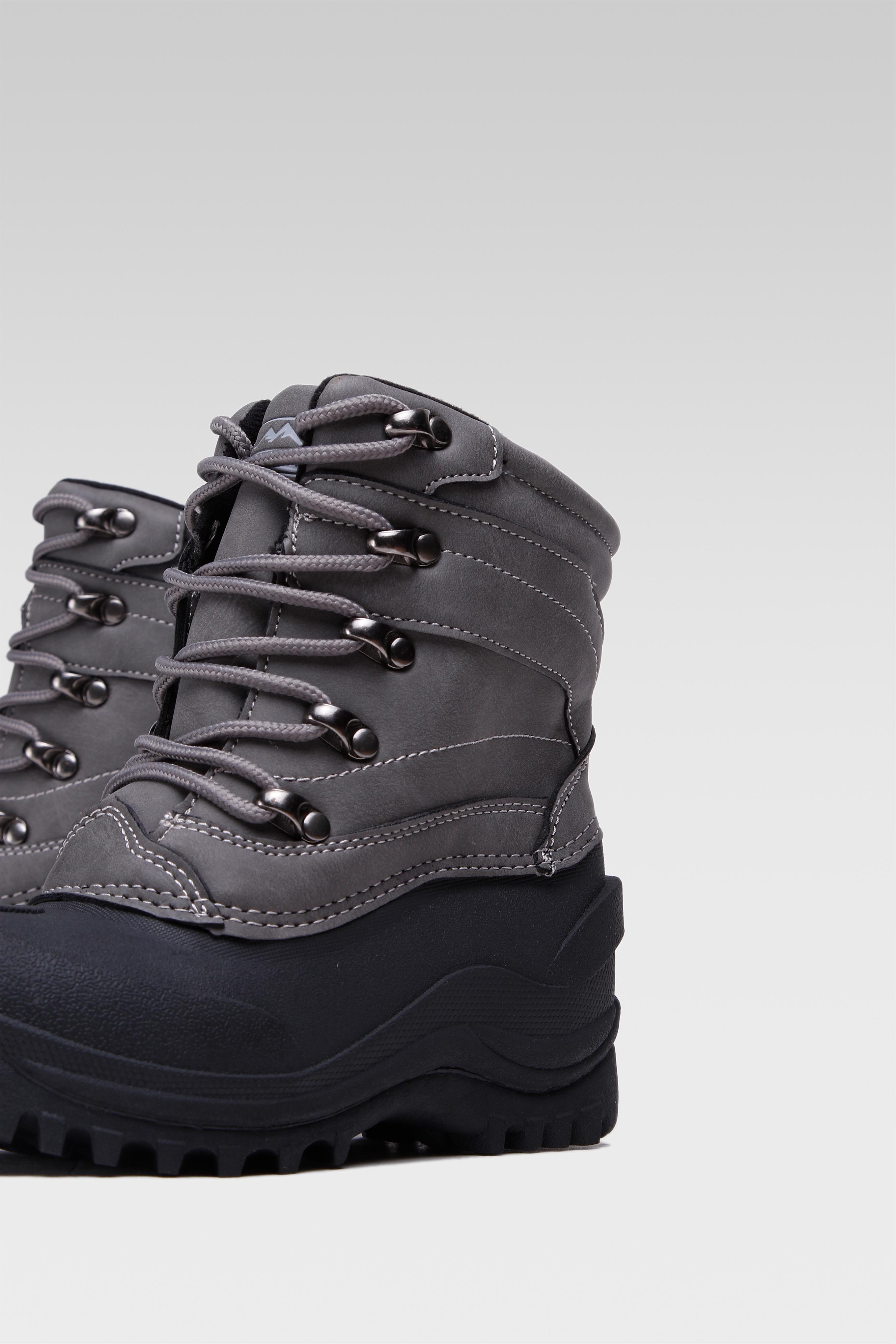 Gležnjarji z vezalkami Siva