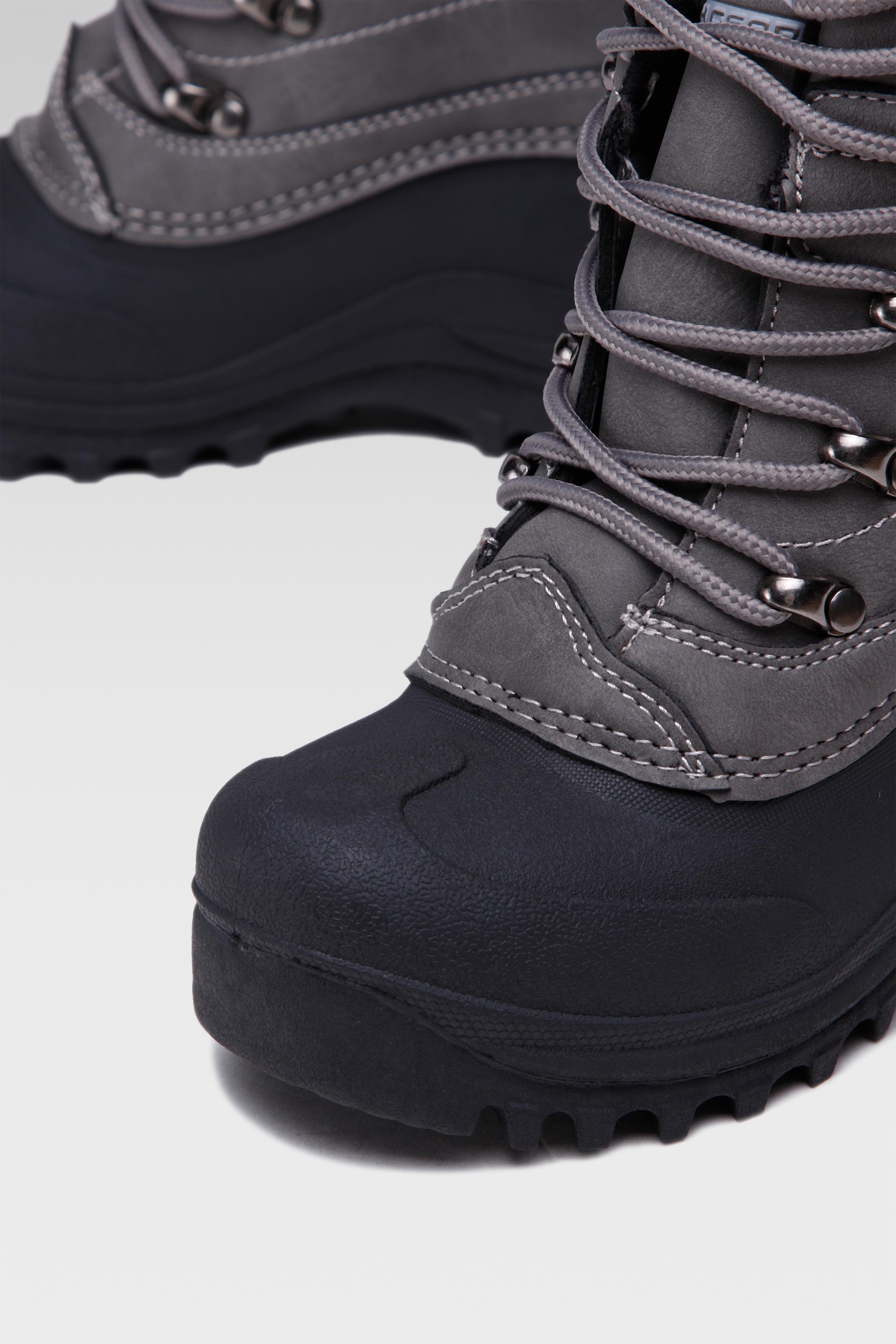 Gležnjarji z vezalkami Siva