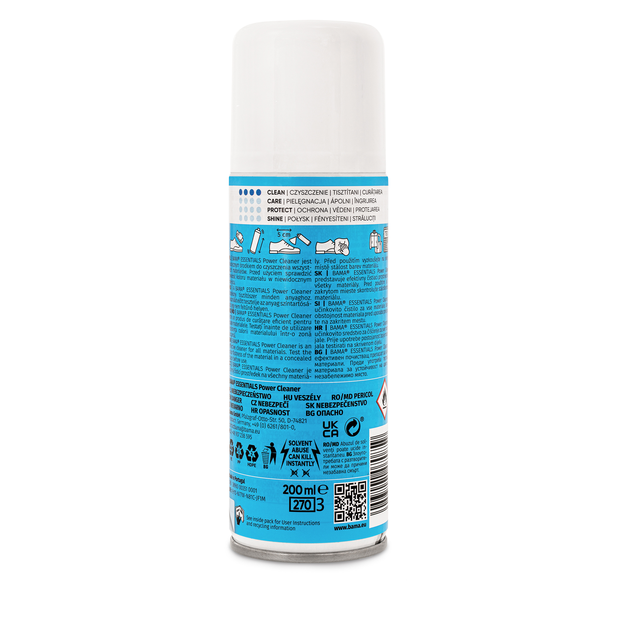 BAMA Essentials Power Cleaner 200 ml Bez Koloru