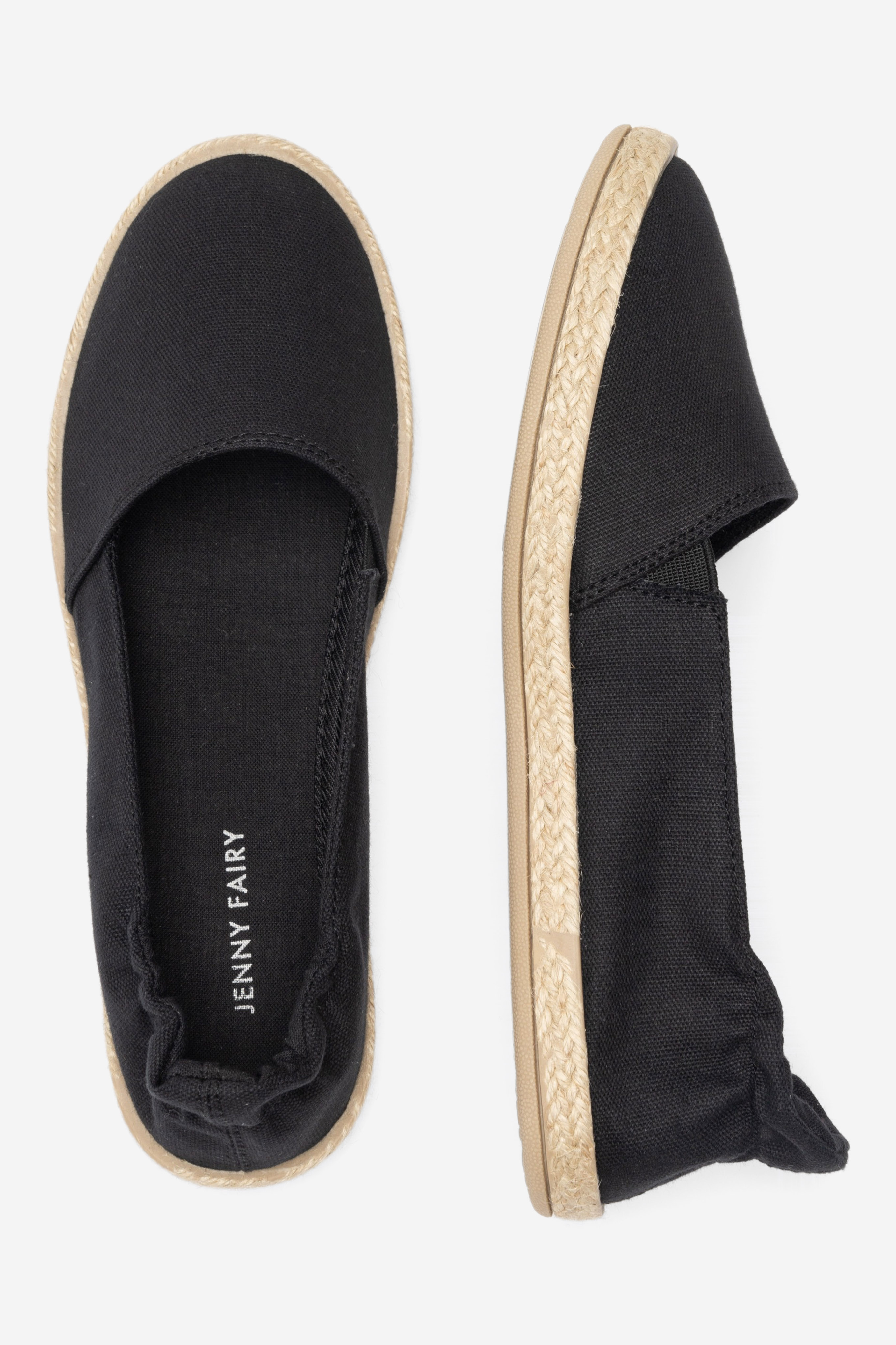 Espadrilky ČERNÁ