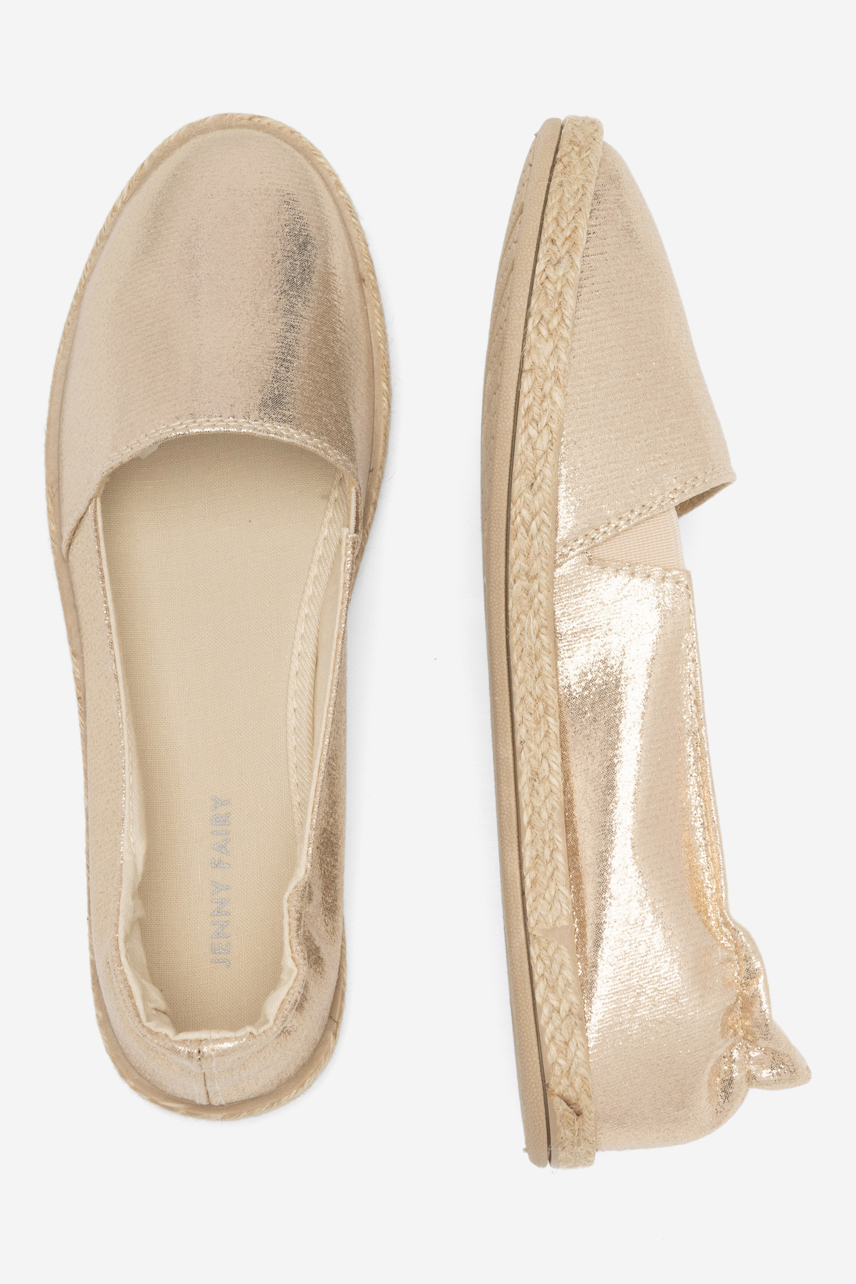 Espadrilky ZLATÁ