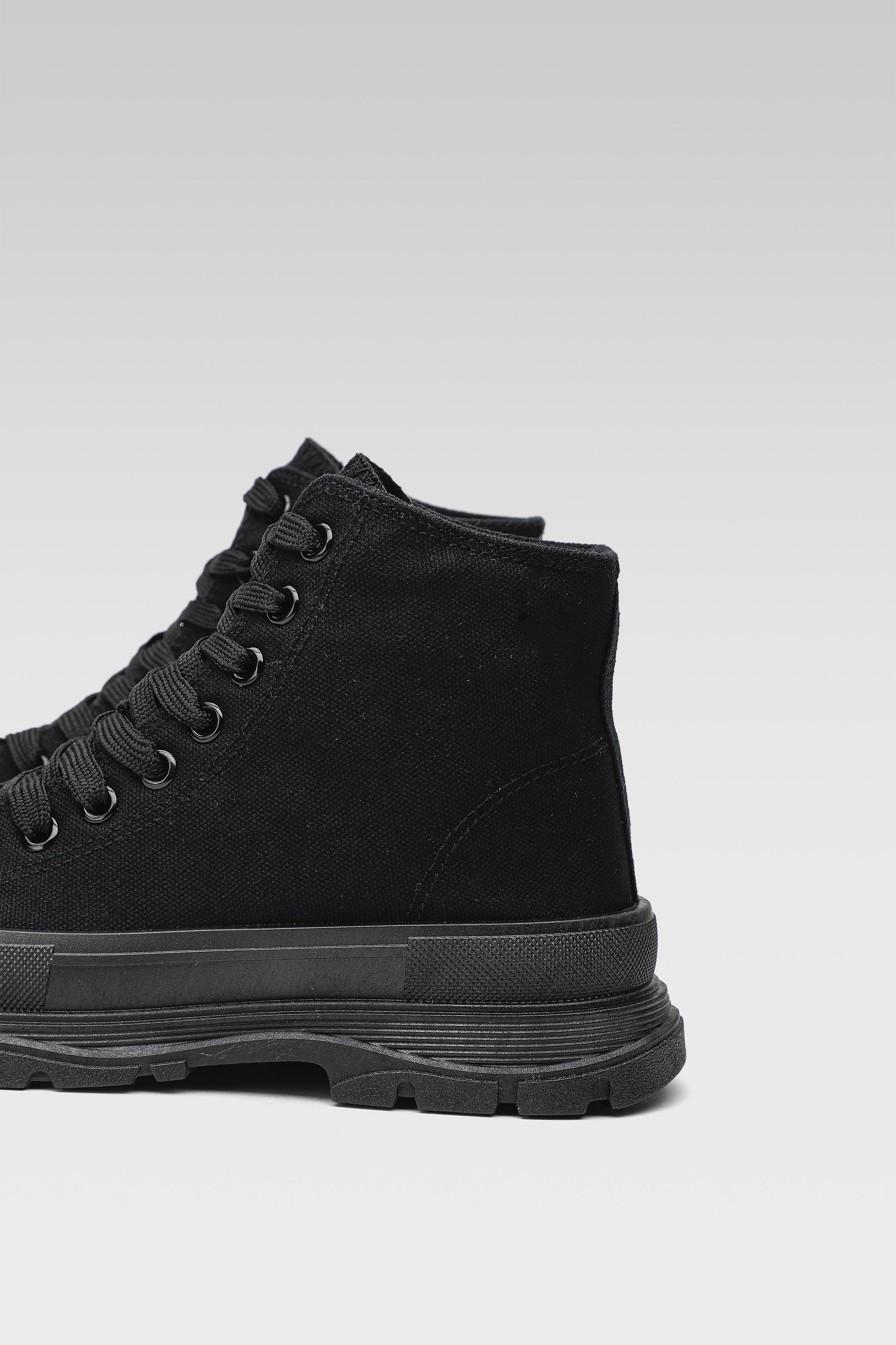 Plátěná obuv ČERNÁ