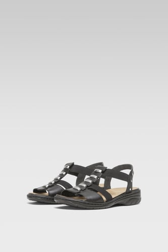 Sandale Rieker 64580-00 Crna