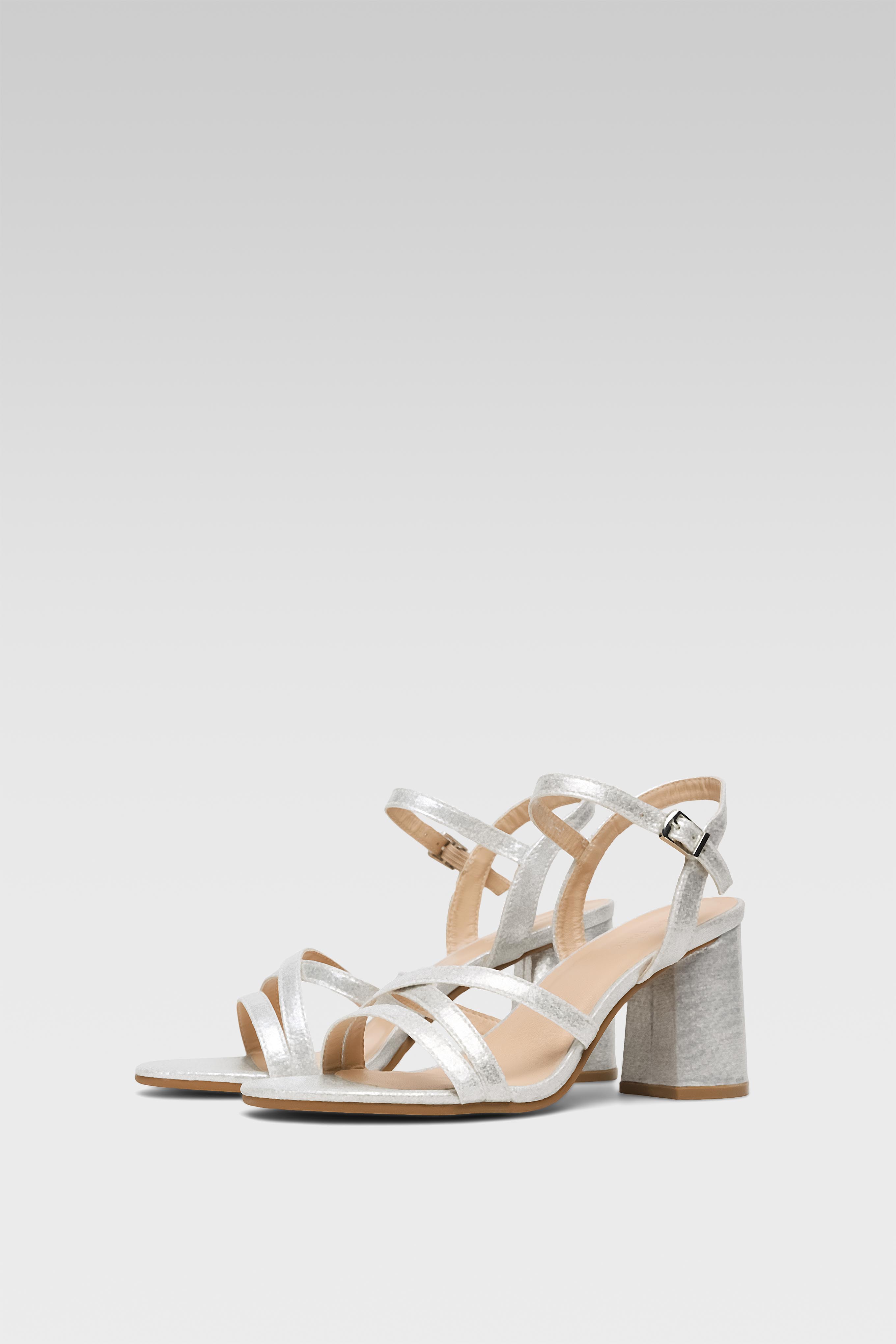 Sandály STŘÍBRNÁ