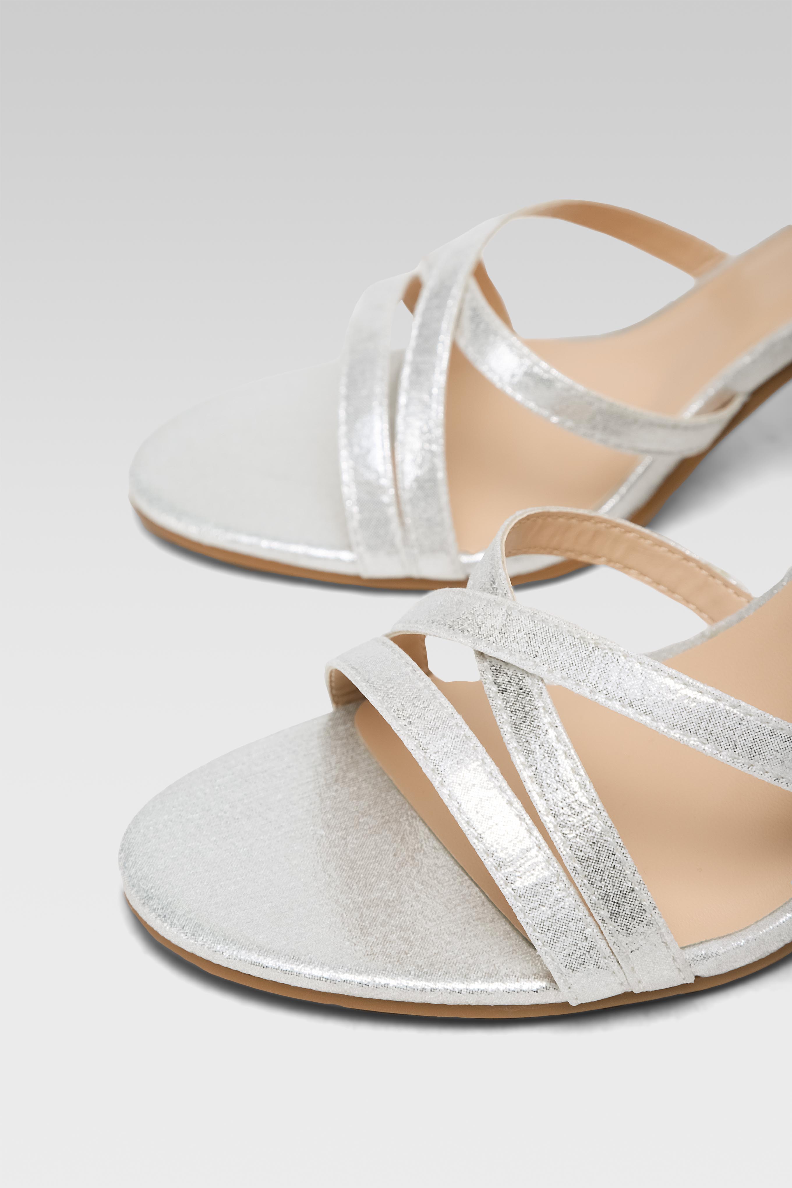 Sandály STŘÍBRNÁ