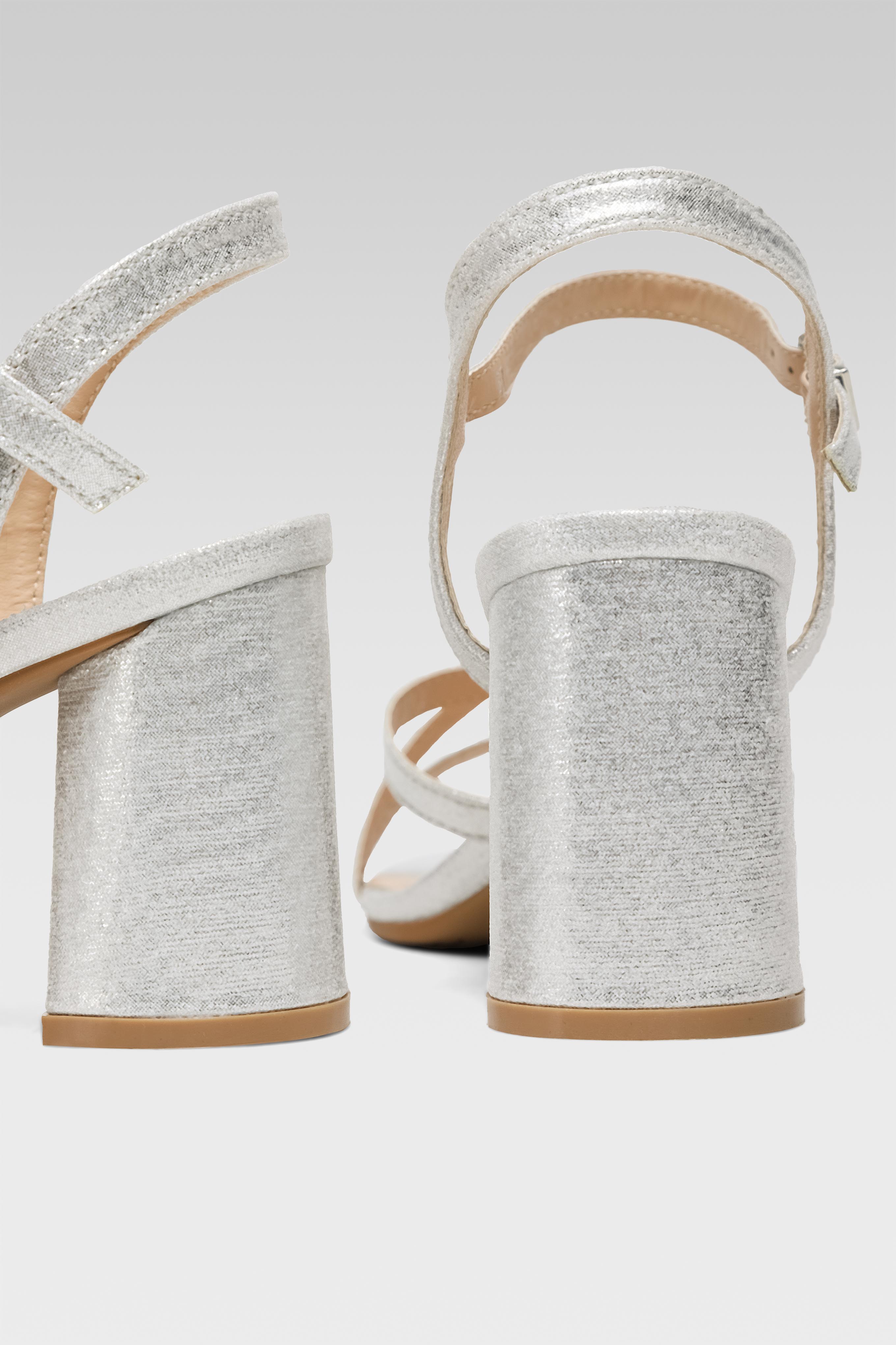 Sandály STŘÍBRNÁ