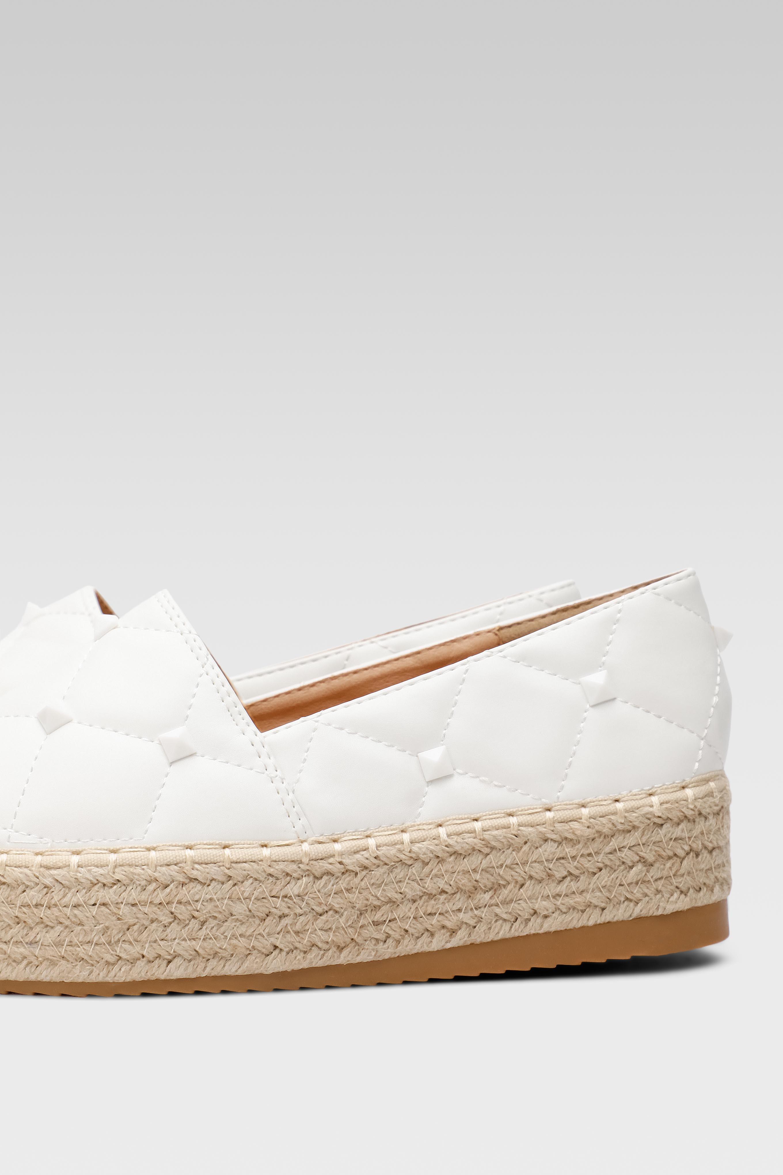 Espadrilky BÍLÁ