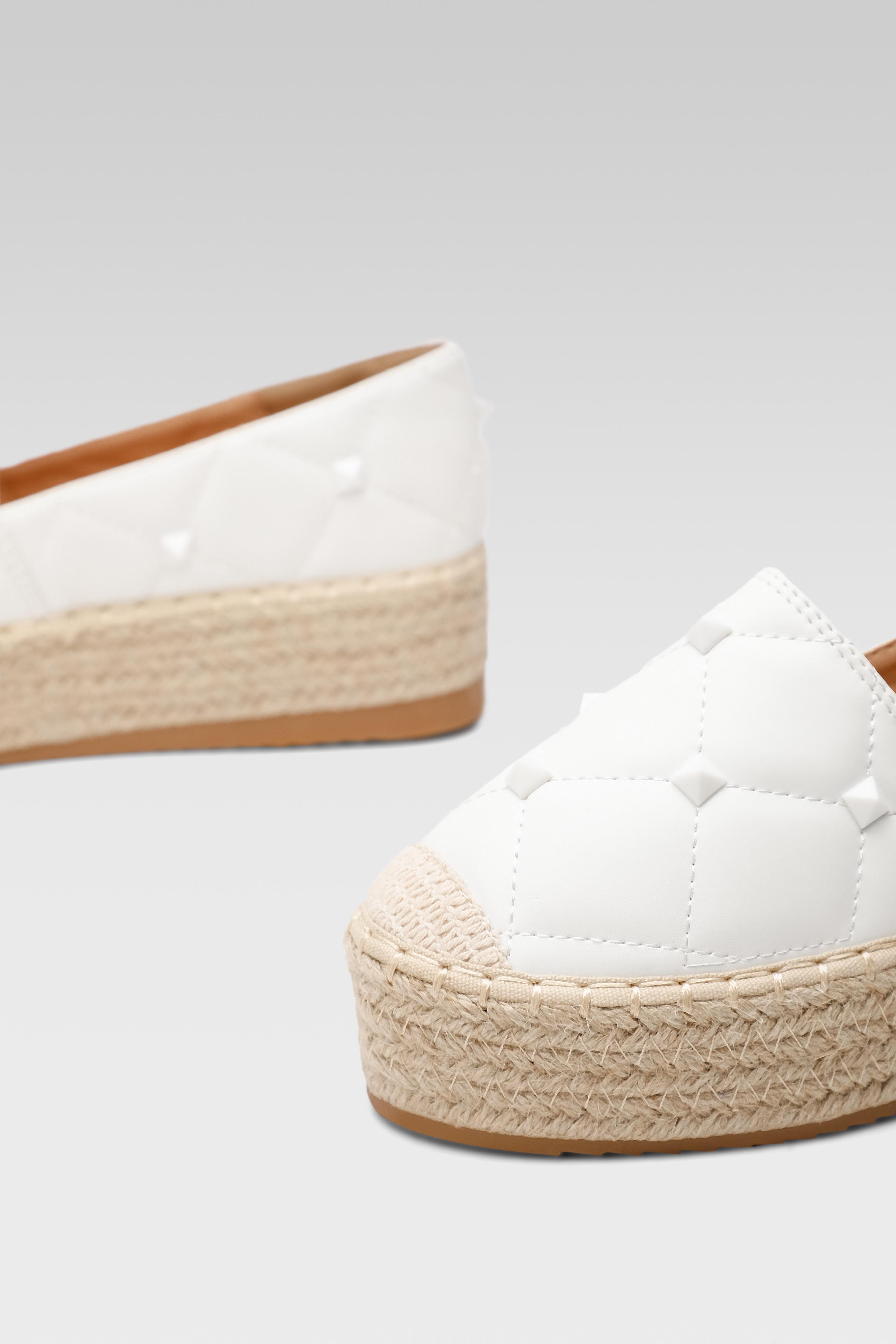 Espadrilky BÍLÁ