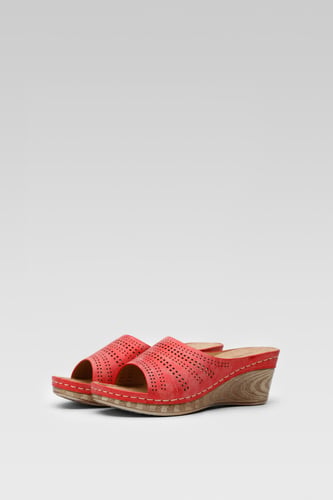 Pantofle Clara Barson IDA WSS20874-01 Červená