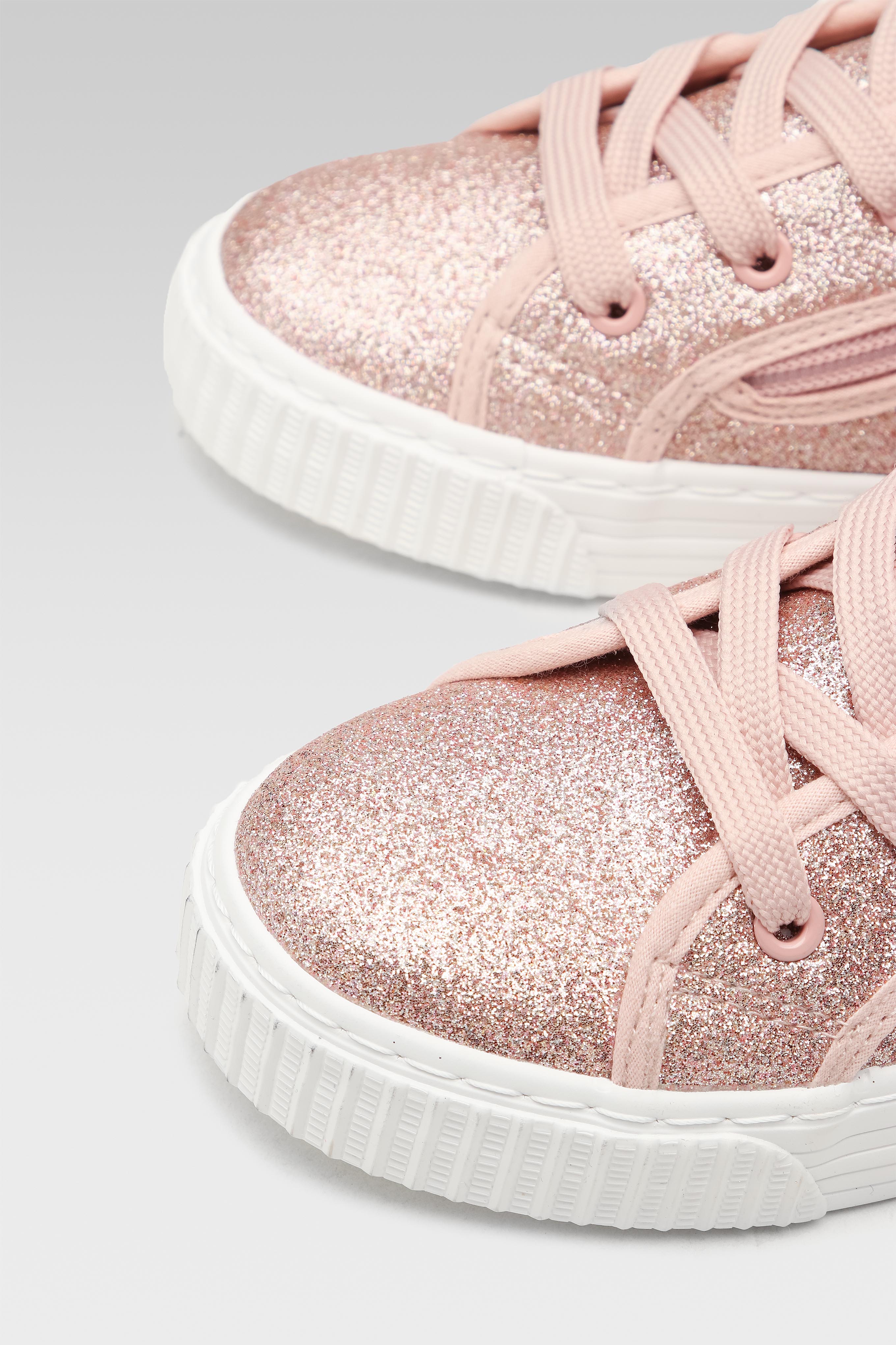 Platnene superge Živo roza