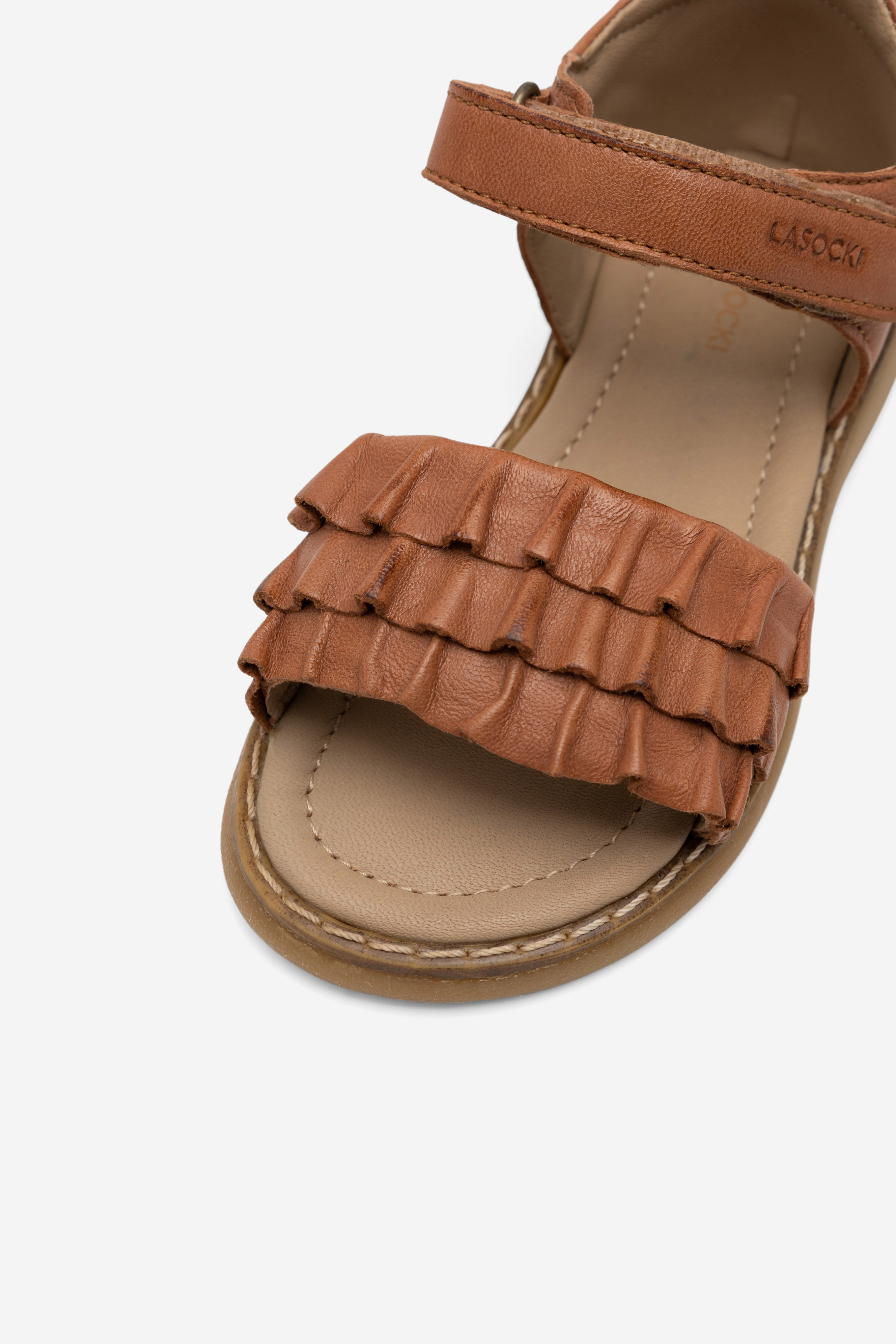 Sandály SVĚTLE HNĚDÁ