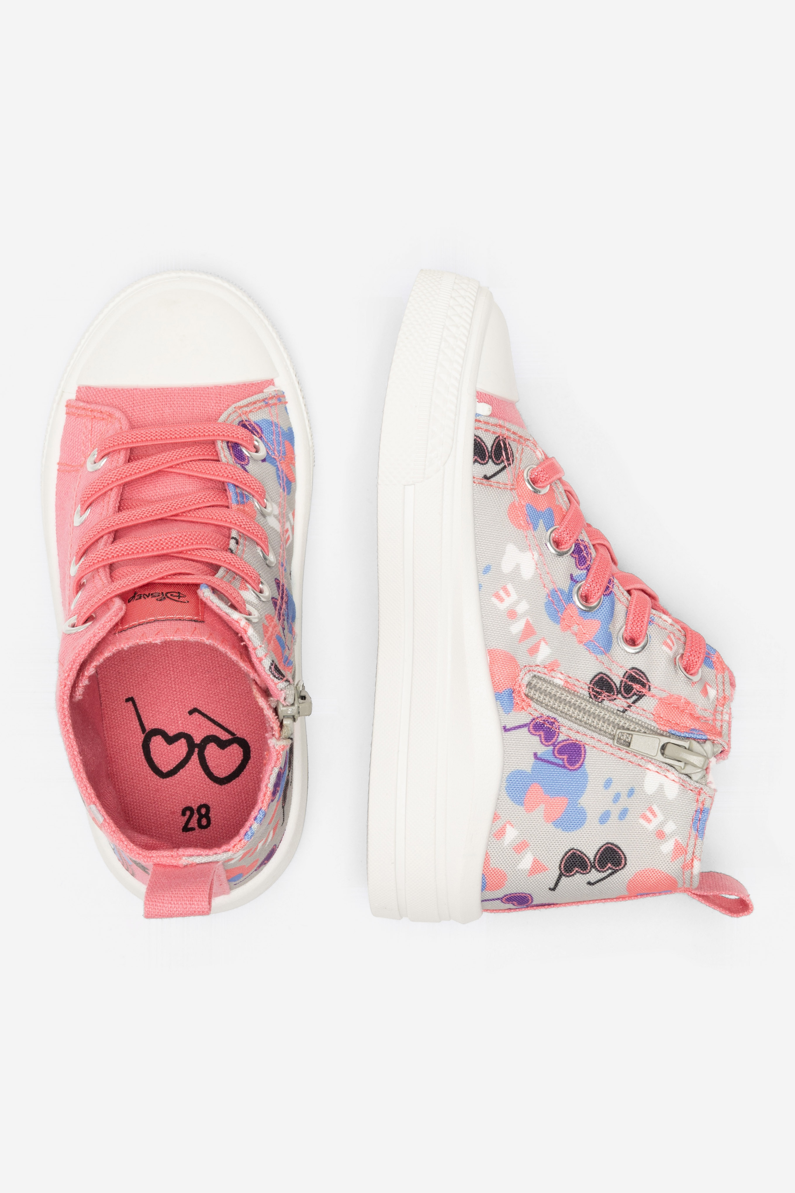 Plátěná obuv RŮŽOVÁ