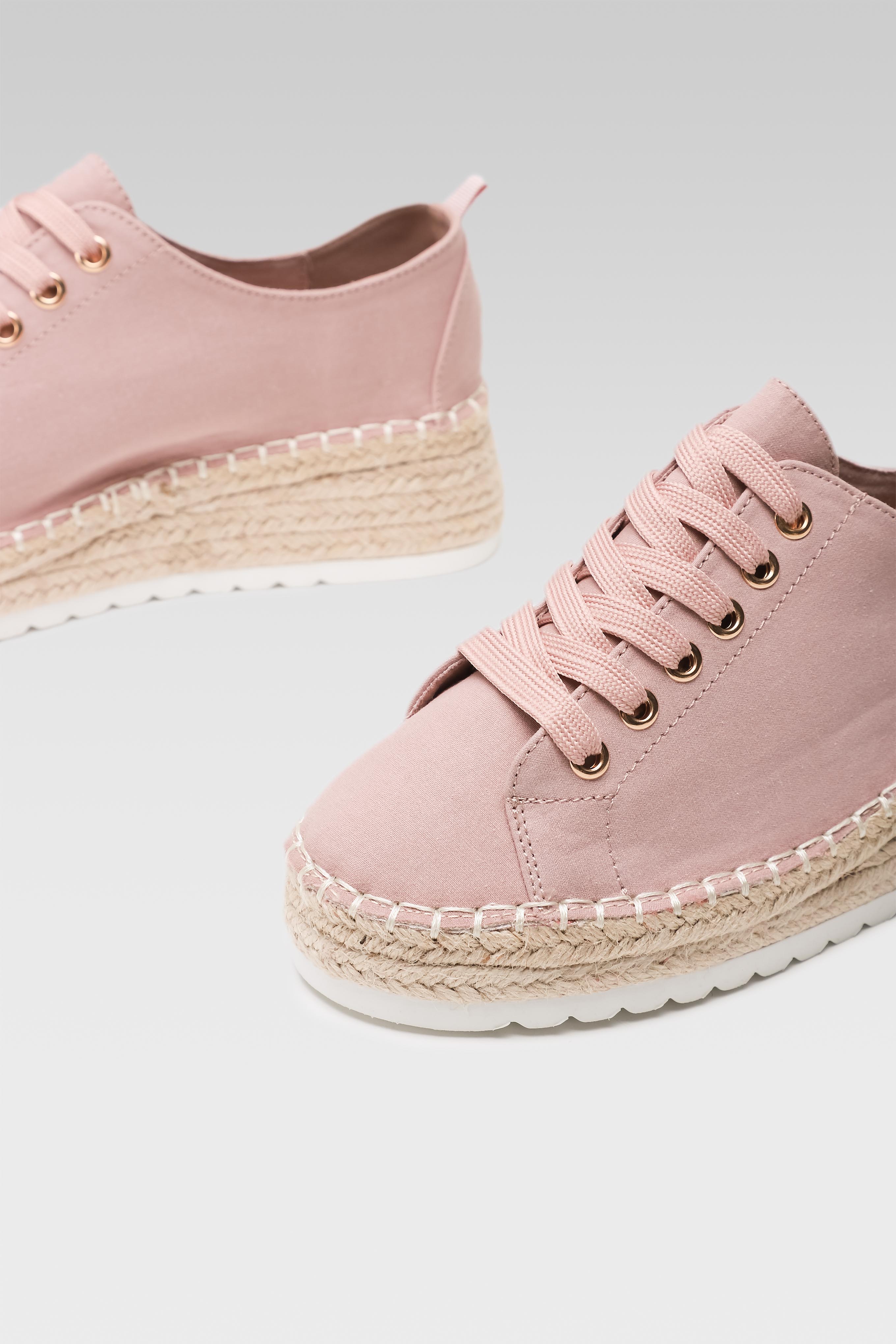 Espadrilky SVĚTLE RŮŽOVÁ