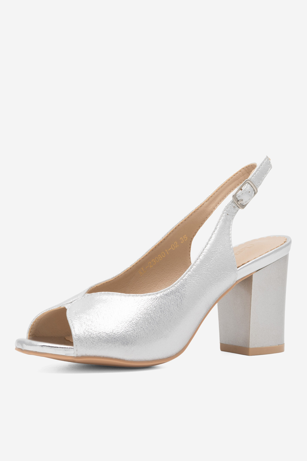 Sandály STŘÍBRNÁ