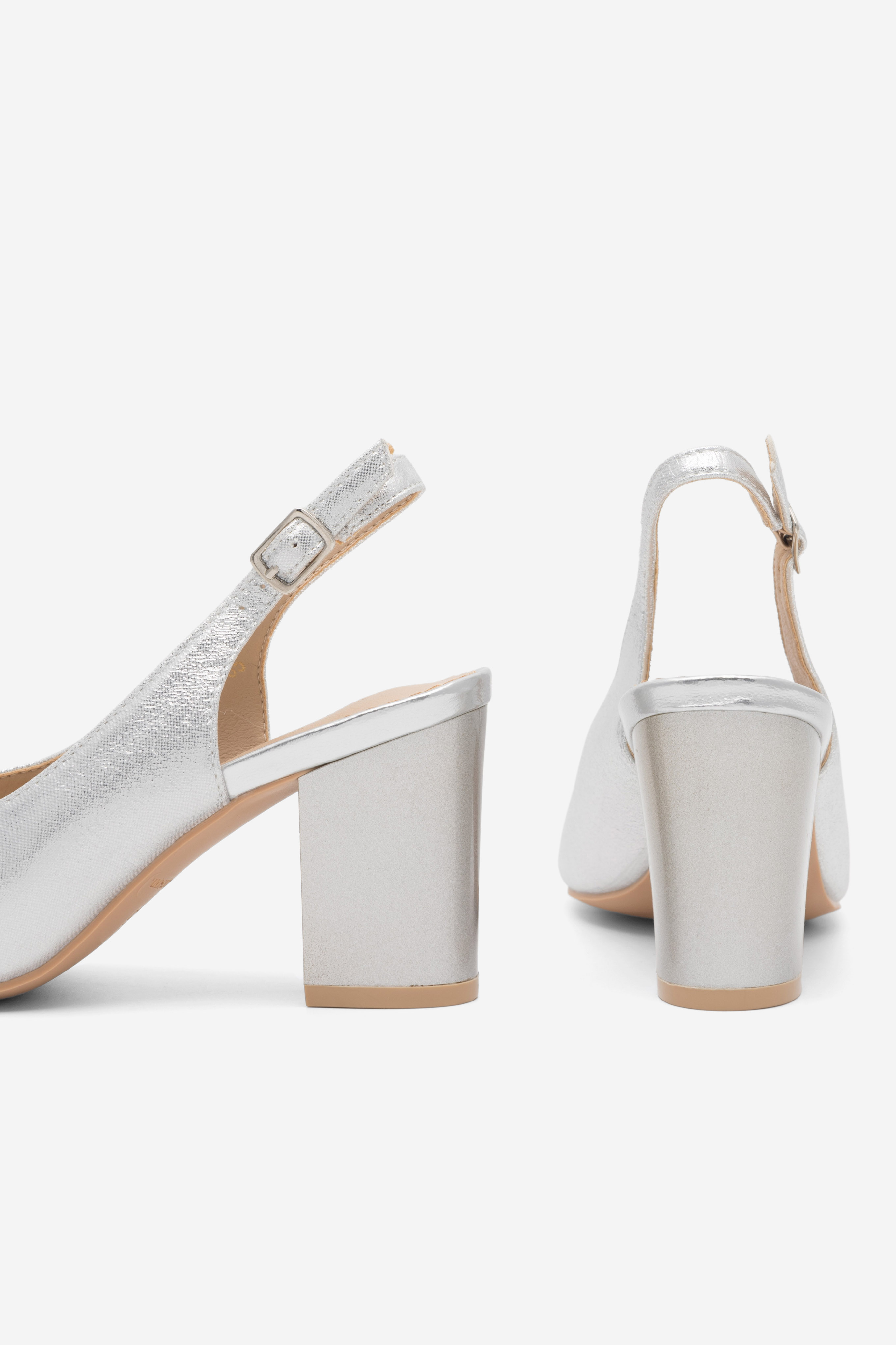 Sandály STŘÍBRNÁ
