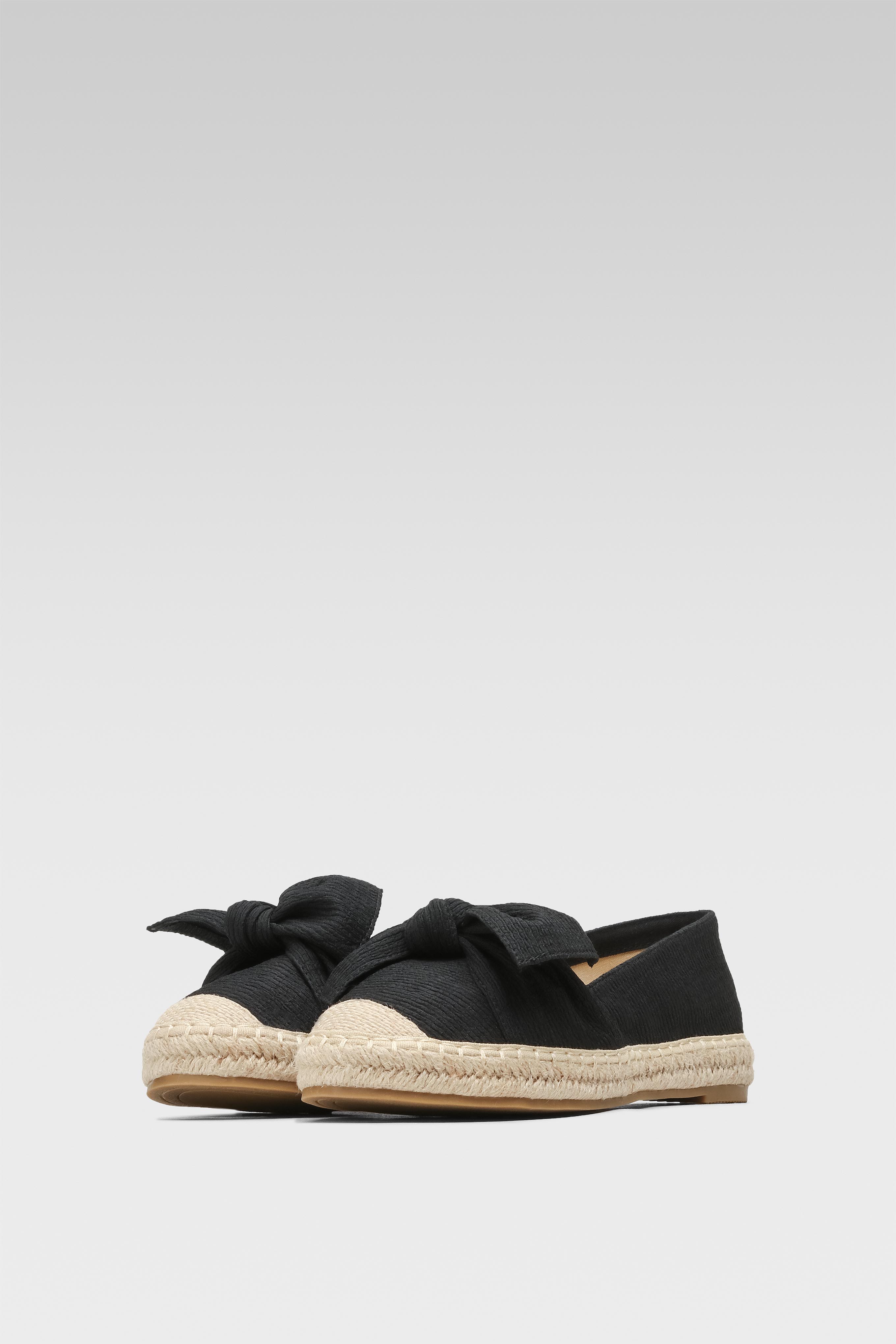 Espadrile Črna