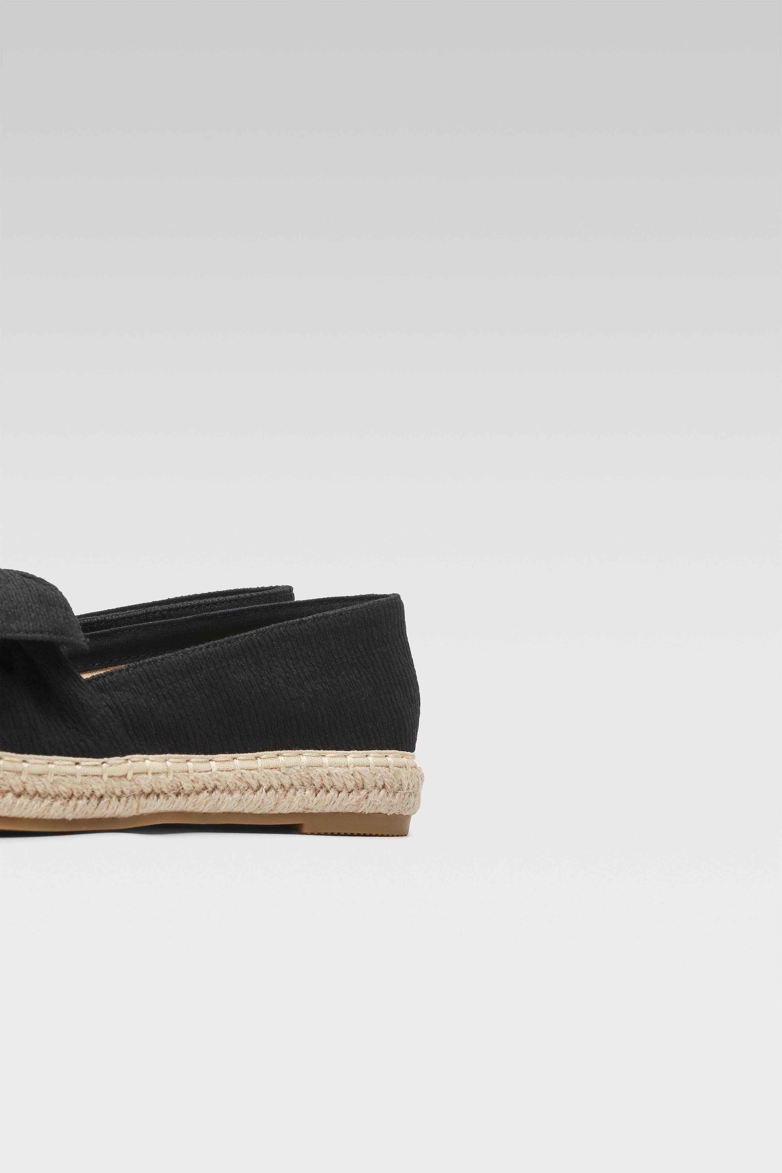 Espadrile Črna