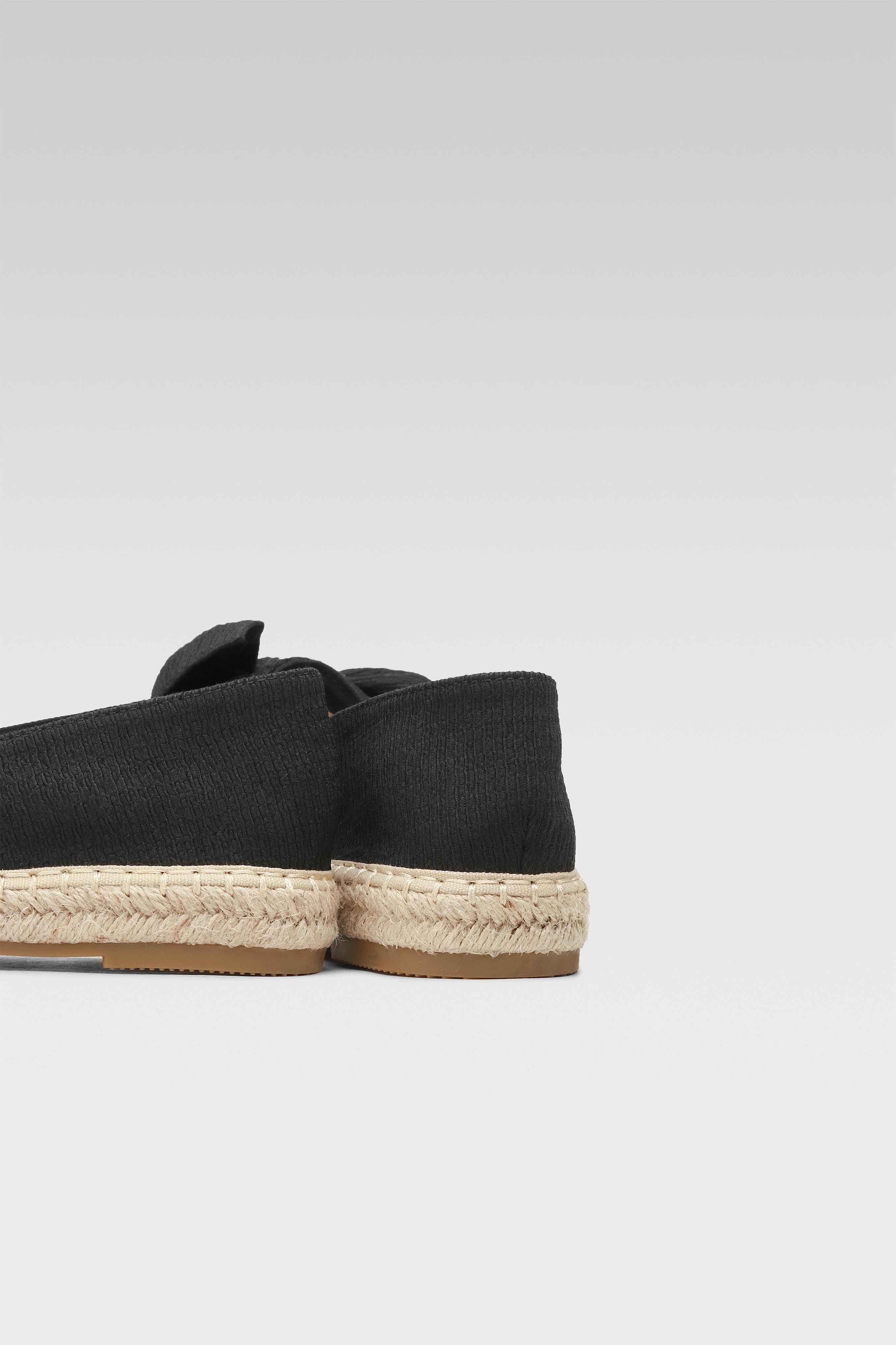Espadrile Črna